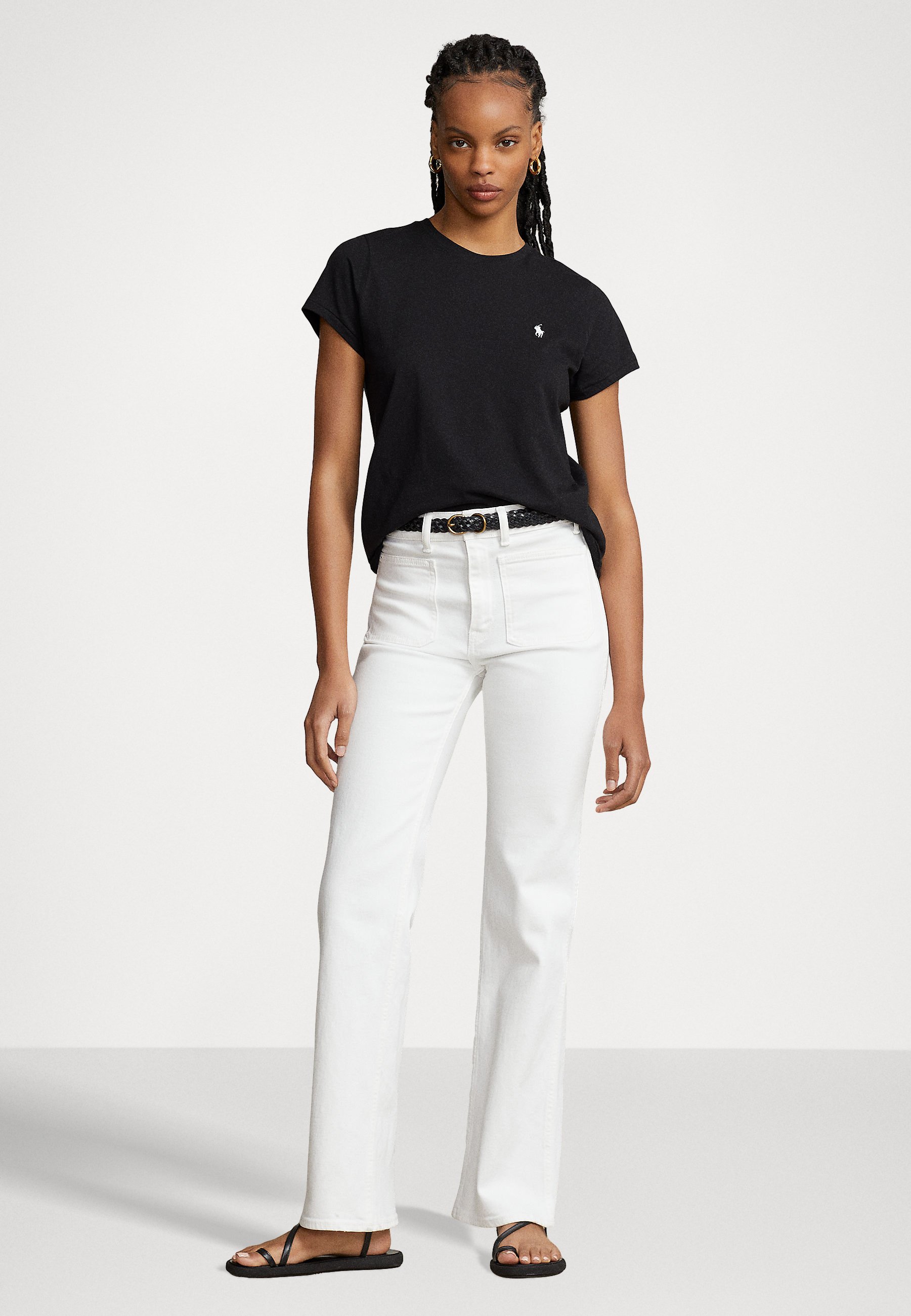Polo Ralph Lauren SHORT SLEEVE - Basic T-shirt - black