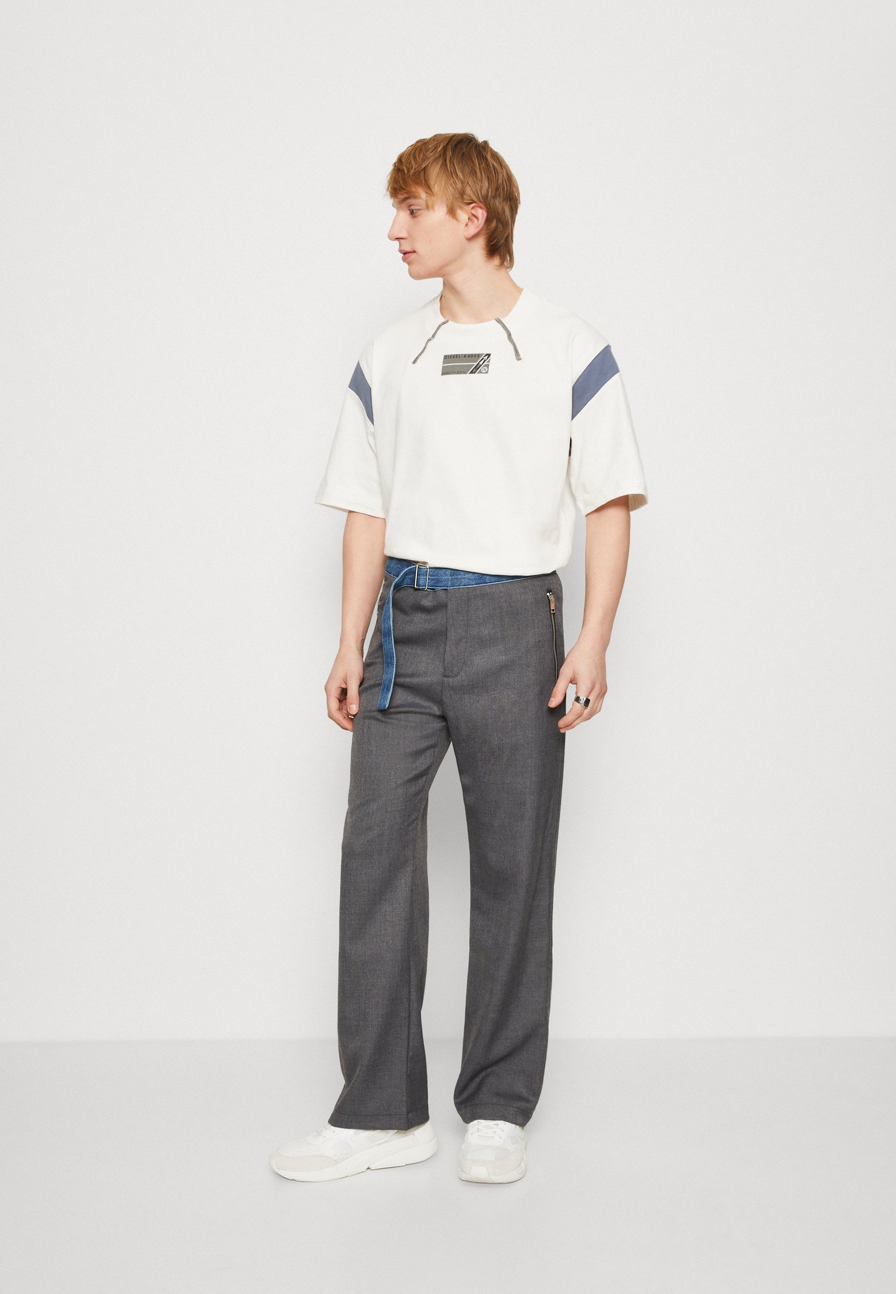 Diesel Trousers - gray/grey