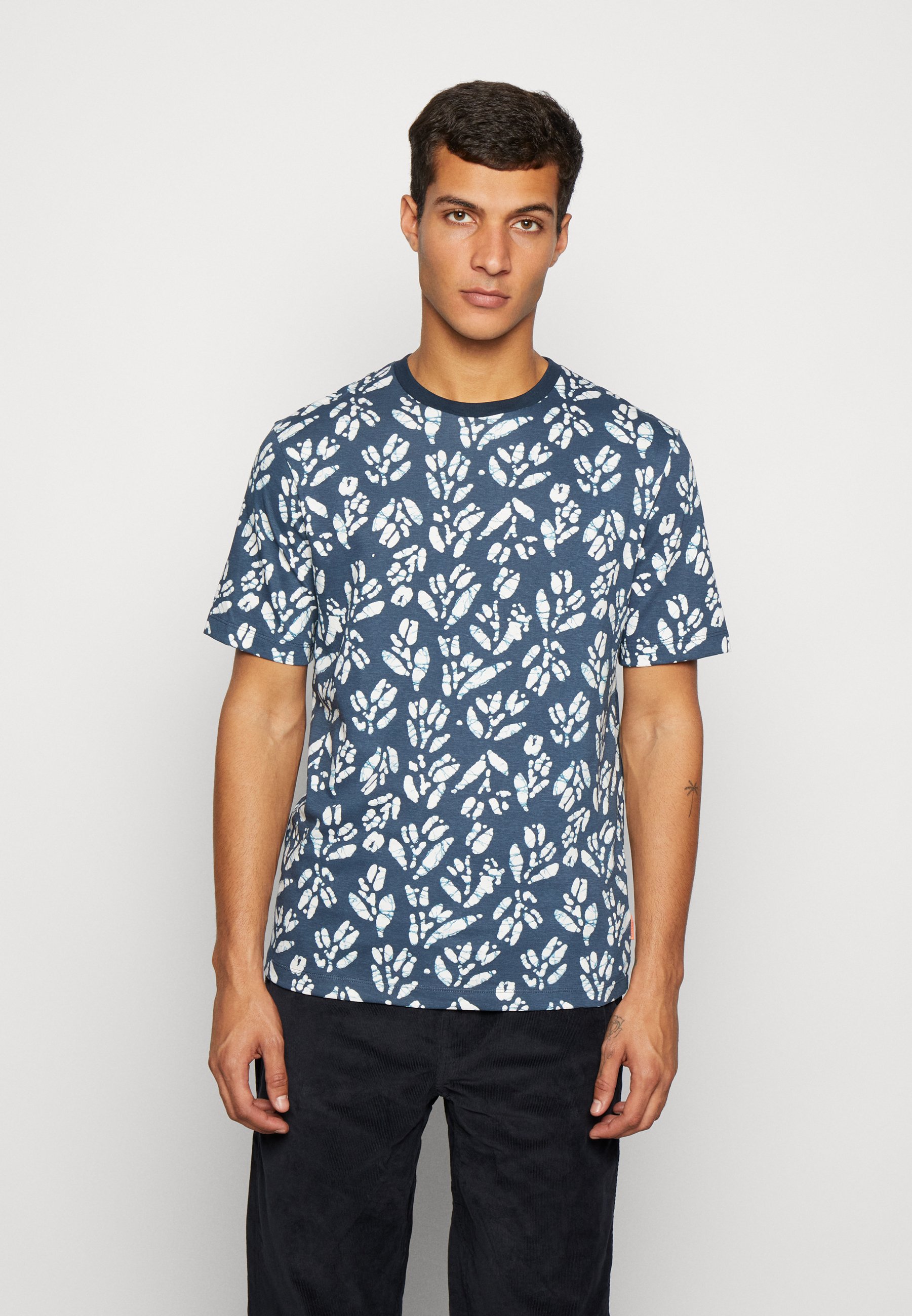 Scotch & Soda PRINTED  - Print T-shirt - combo/dark blue