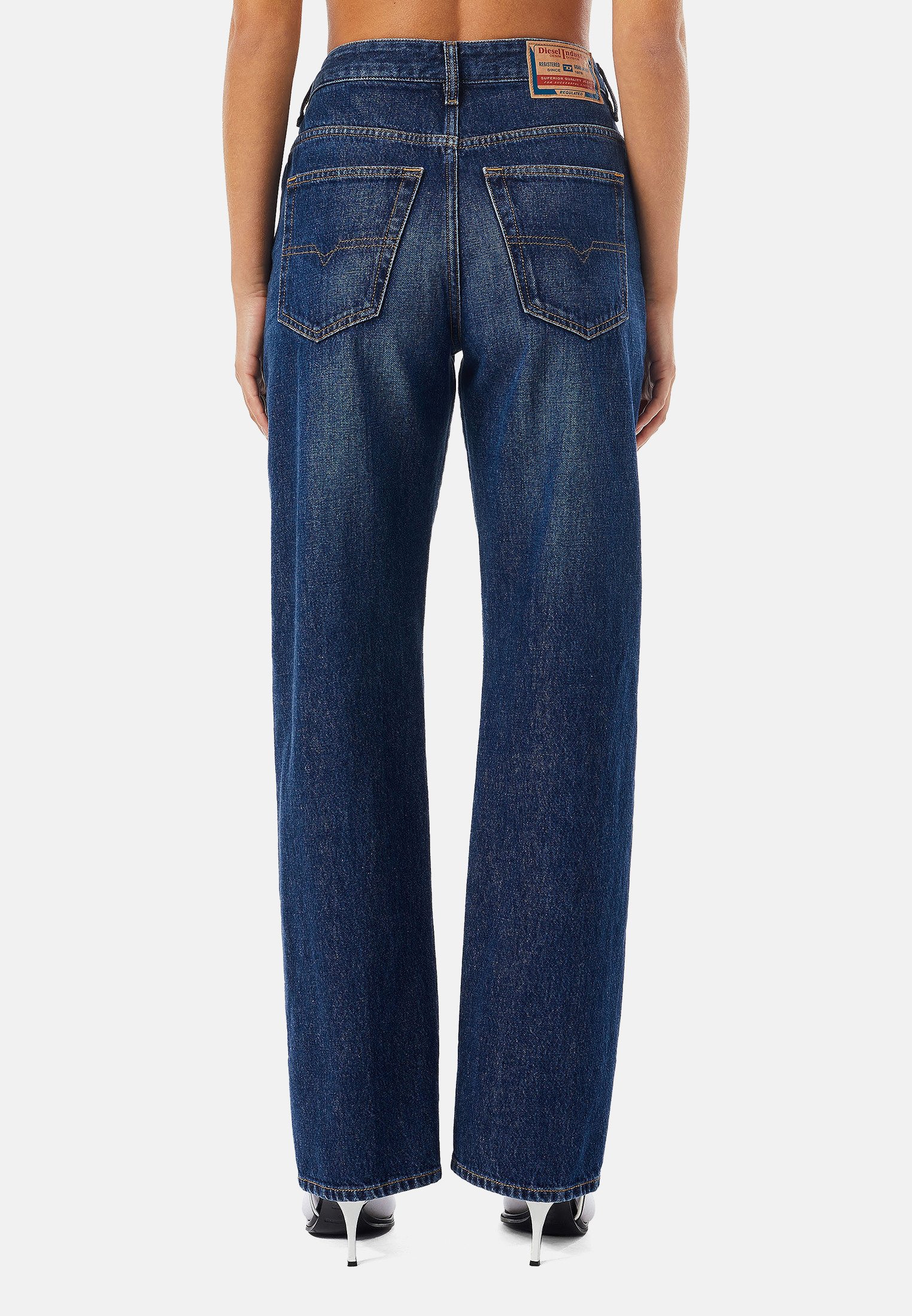 Diesel Straight leg jeans - dark blue/blue denim