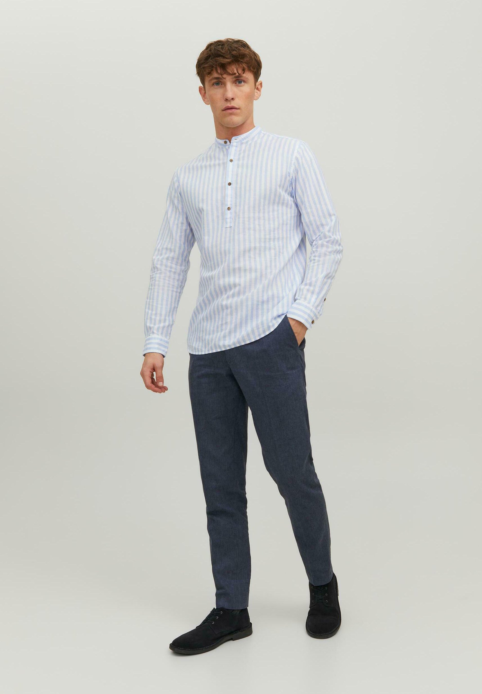 Jack &Jones JPRRIVIERA SLIM FIT - Trousers - navy blazer/blue