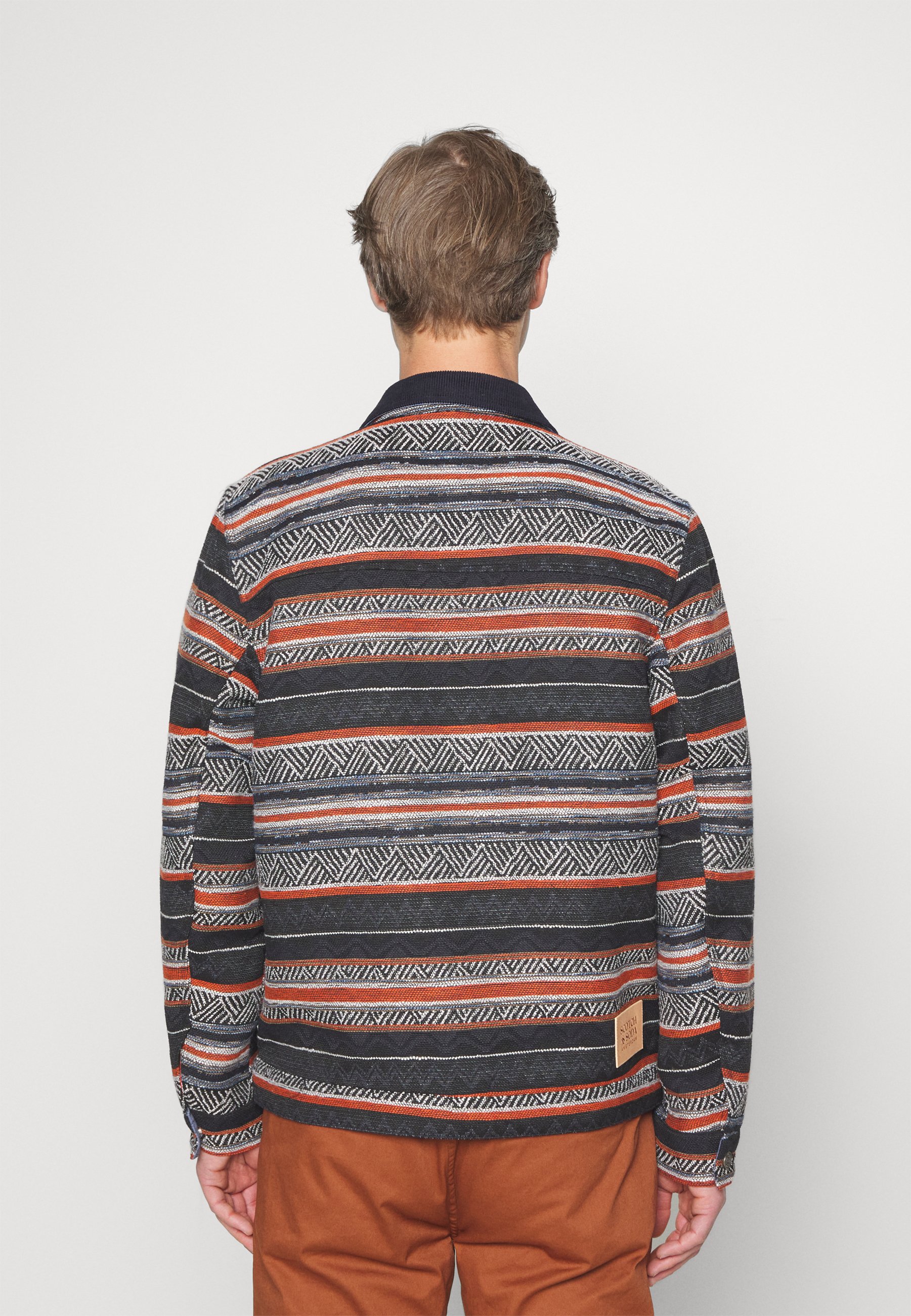 Scotch & Soda TRUCKER JACKET - Summer jacket - night multicolour/dark blue