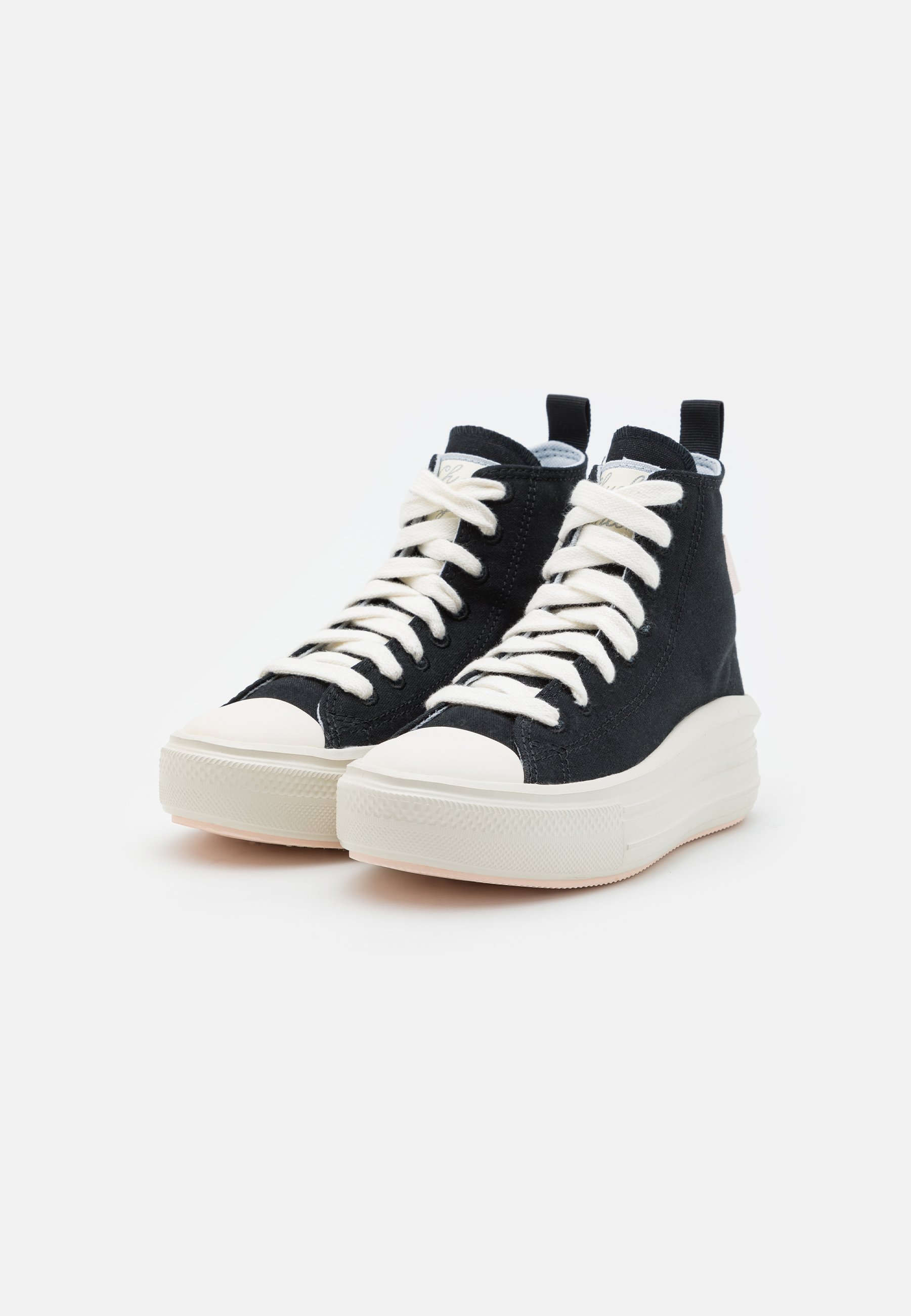 Converse CHUCK TAYLOR ALL STAR MOVE UNISEX - High-top trainers - black/egret/ghosted/black
