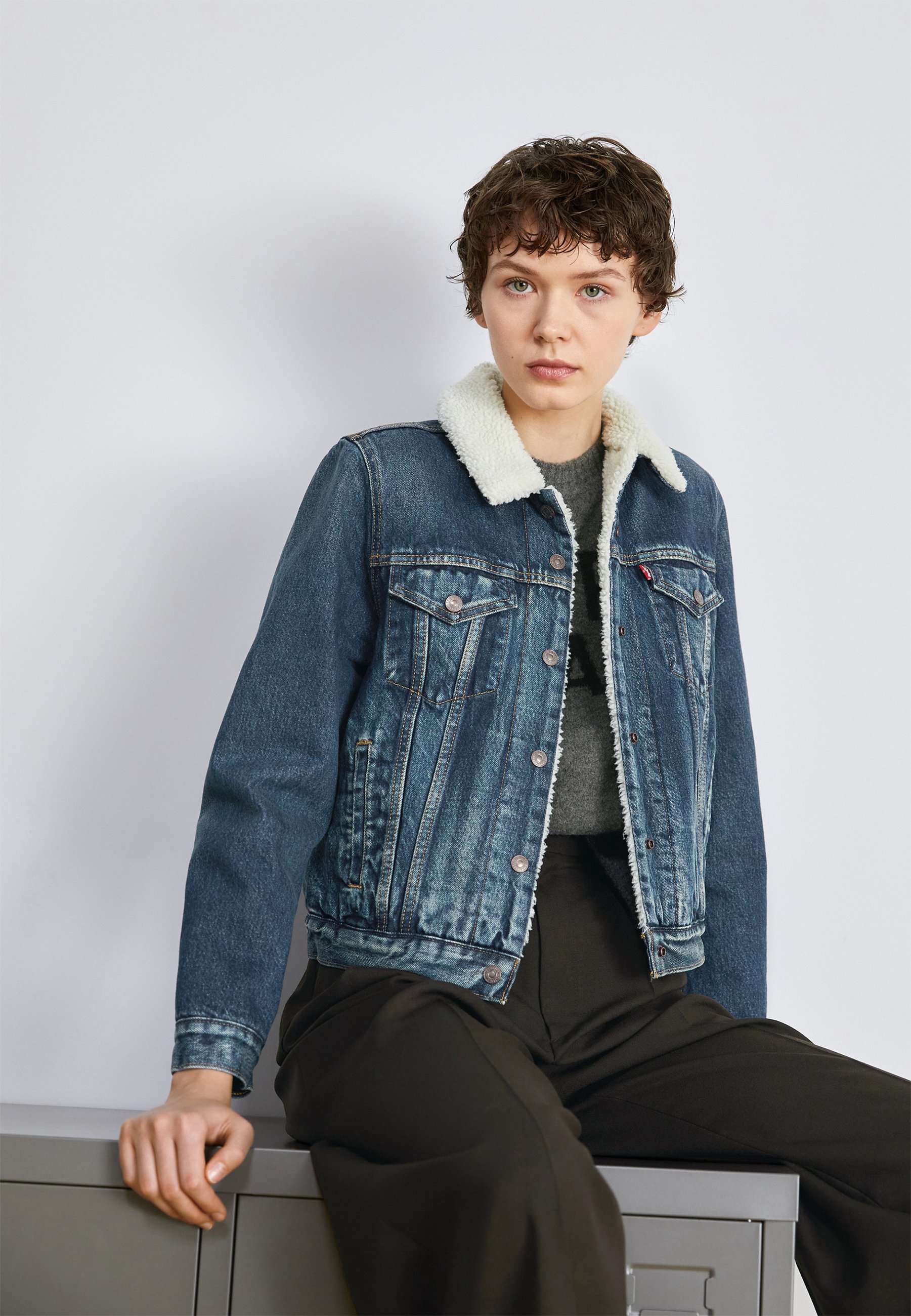 Levi's® ORIGINAL TRUCKER - Light jacket - dark-blue denim