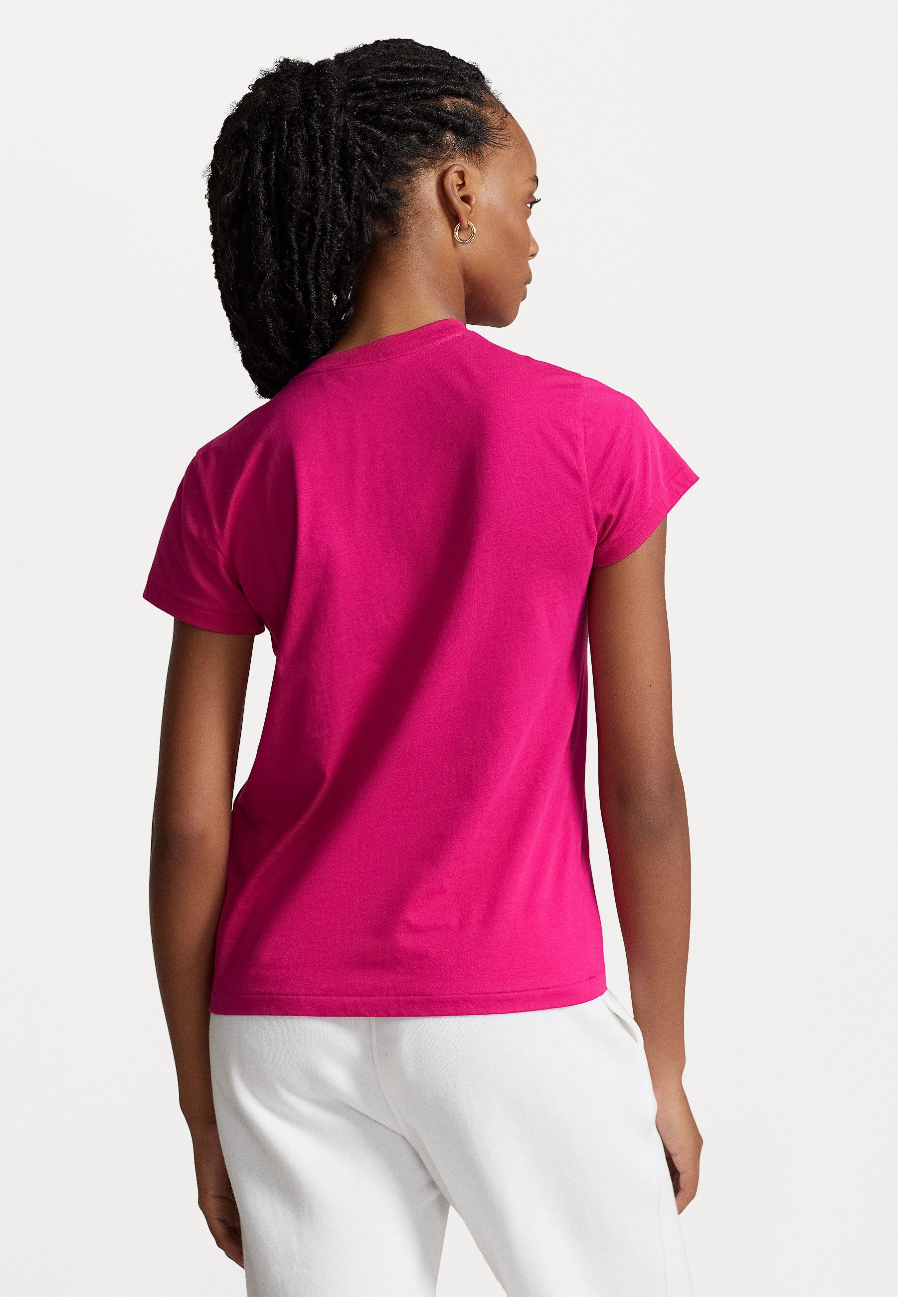 Polo Ralph Lauren SHORT SLEEVE - Basic T-shirt - pink sky/mottled pink