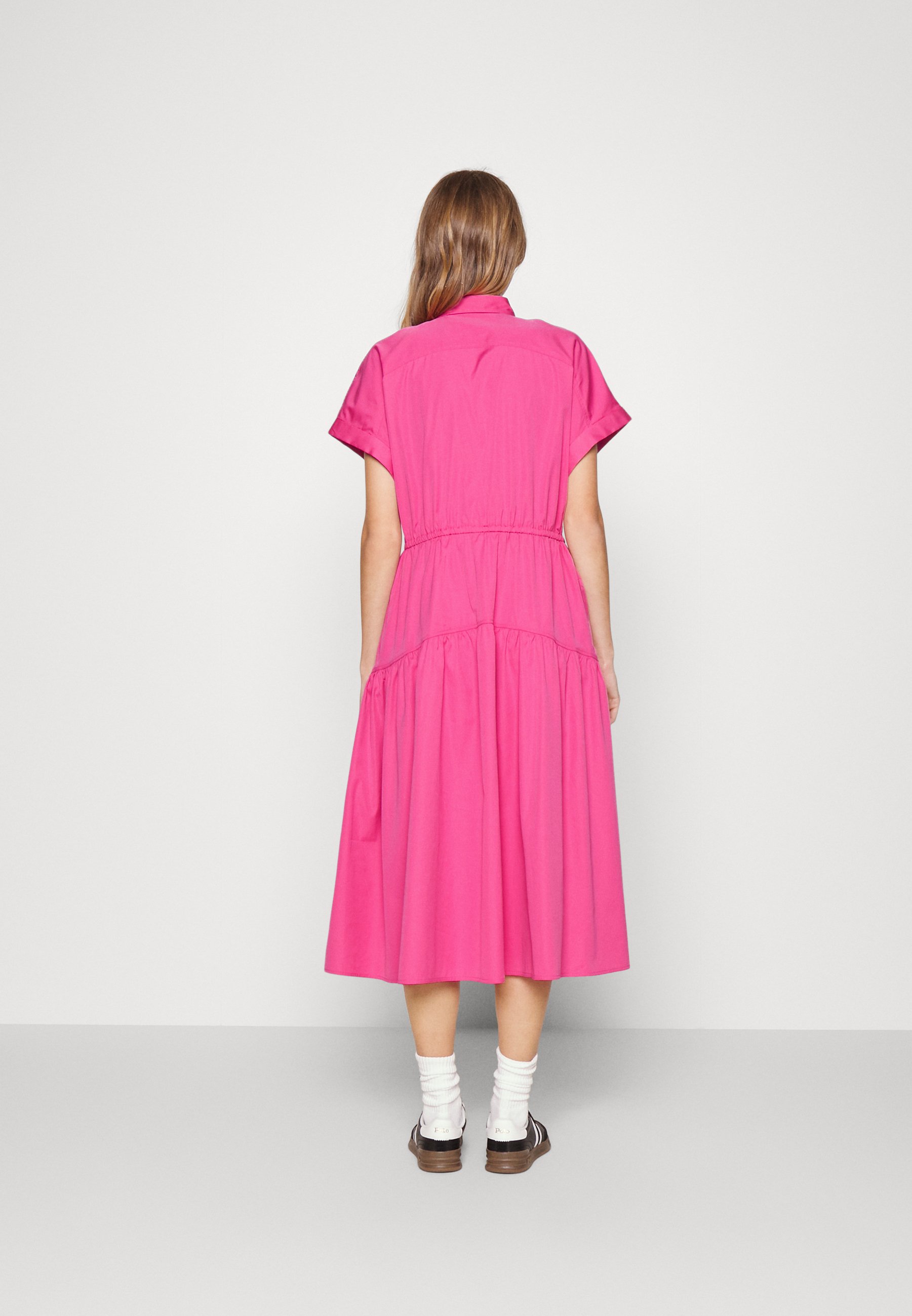 Polo Ralph Lauren CANNA SHORT SLEEVE DAY DRESS - Shirt dress - hot fuchsia/pink