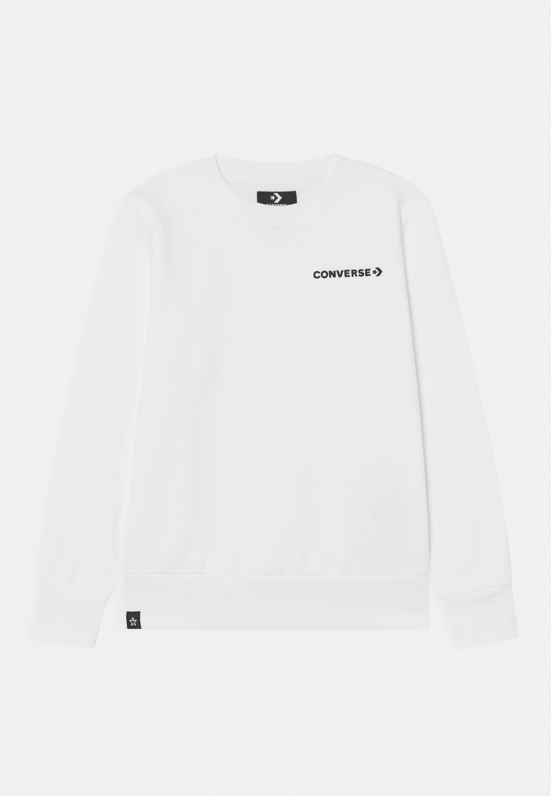 Converse WORDMARK CREW UNISEX - Sweatshirt - white