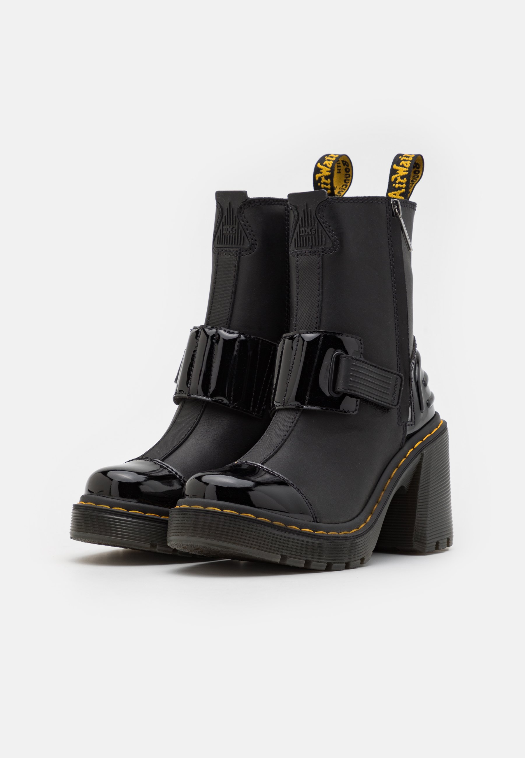 Dr. Martens GAYA CHELSEA - High heeled ankle boots - black/black