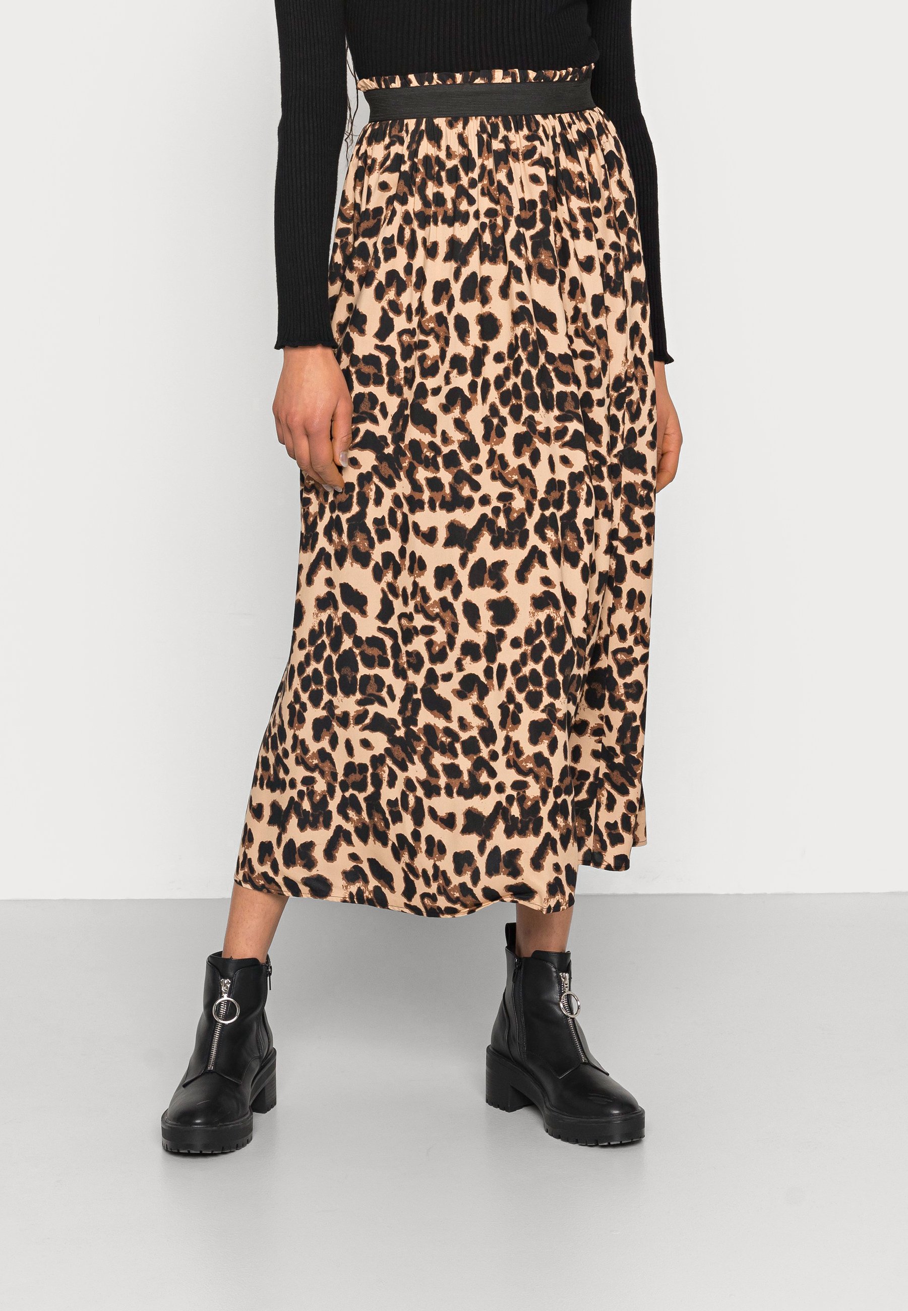 ONLY ONLVENEDIG LIFE LONG SKIRT - Maxi skirt - black