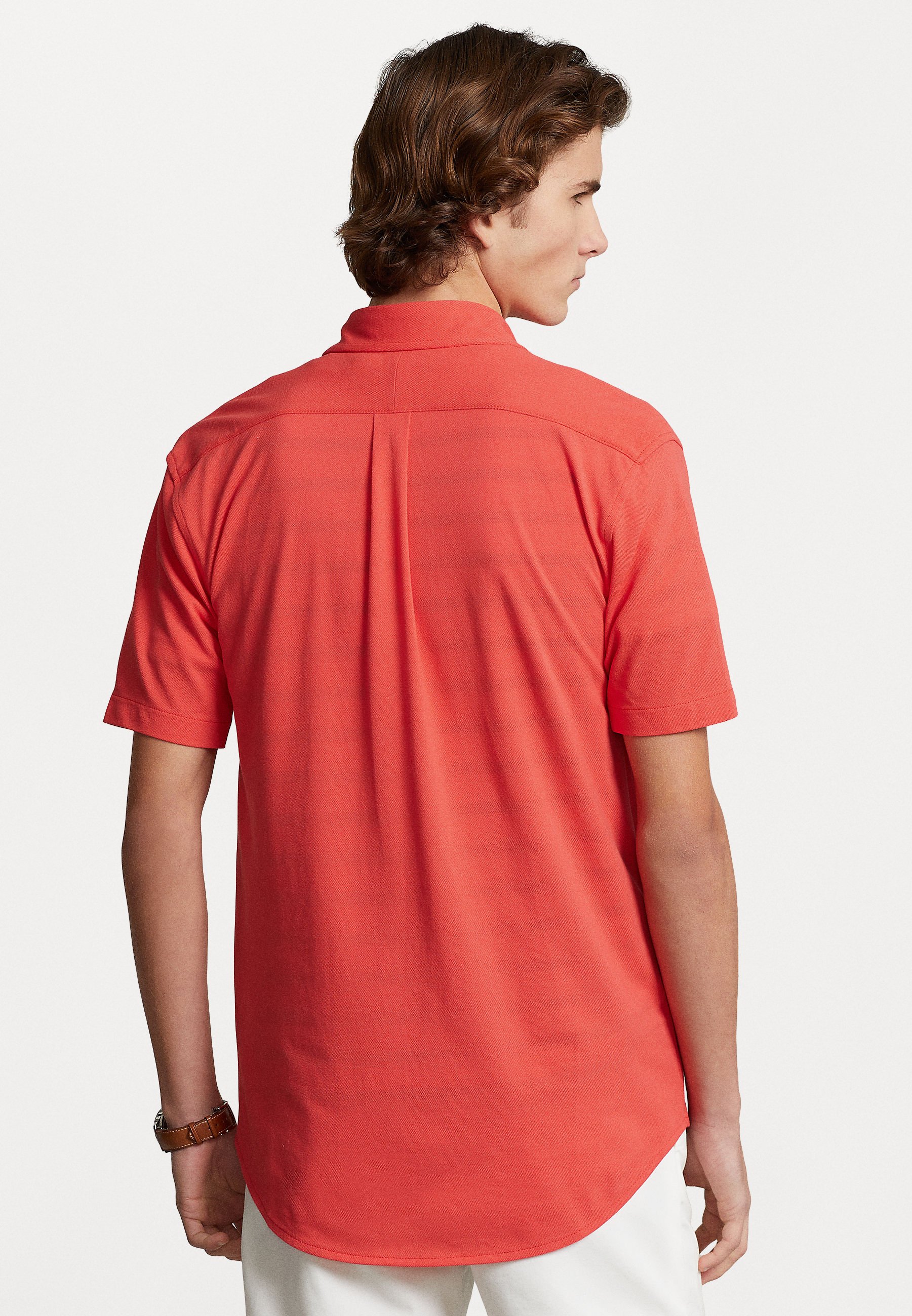 Polo Ralph Lauren FEATHERWEIGHT MESH SHIRT - Shirt - red reef/red