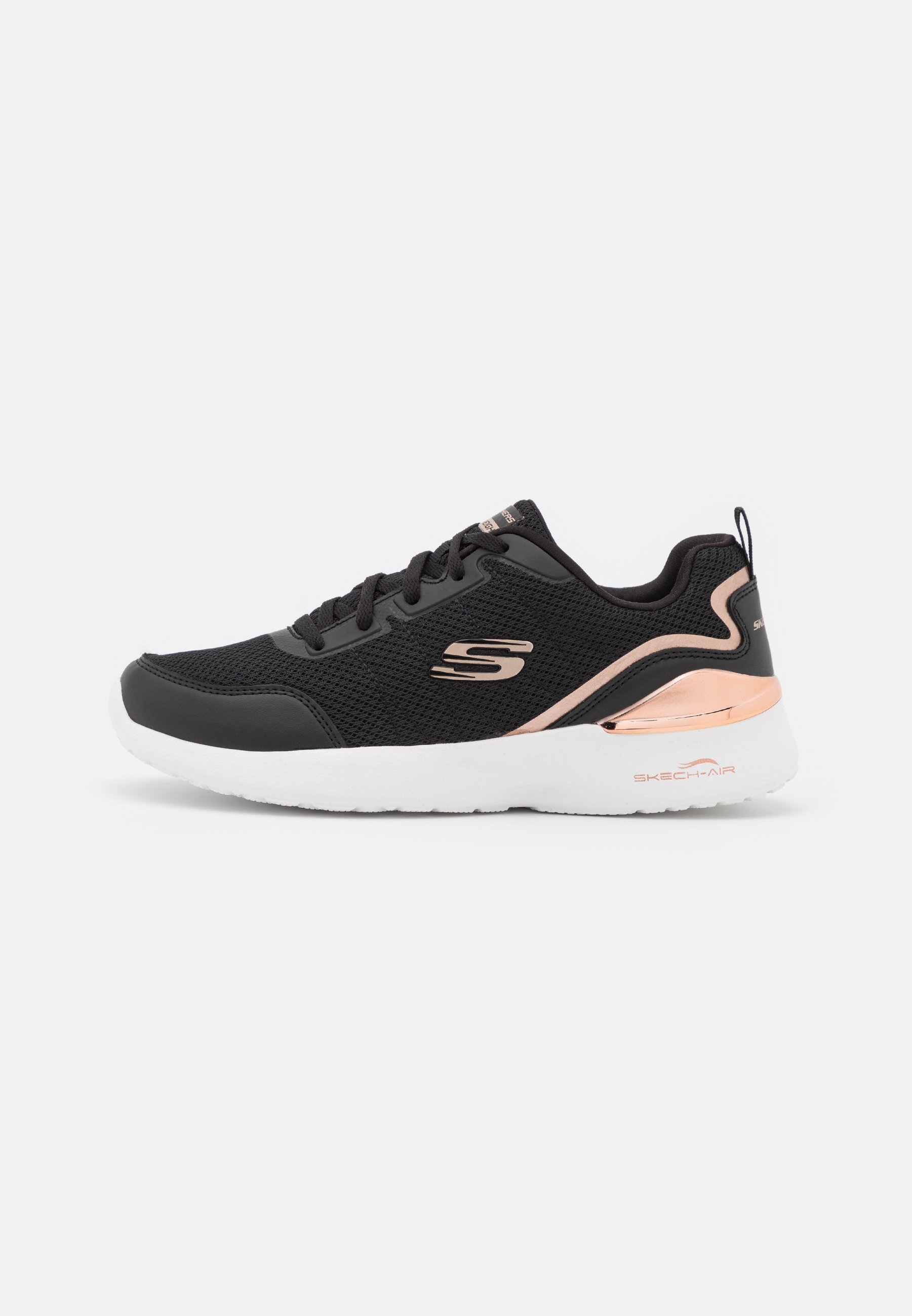 Skechers SKECH AIR DYNAMIGHT - Trainers - black/rose gold/black