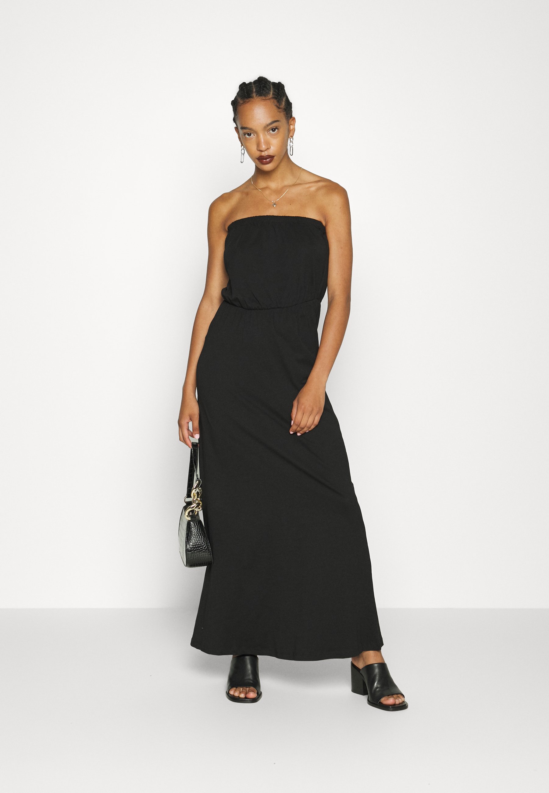 ONLY ONLMAY BANDEAU DRESS - Maxi dress - black