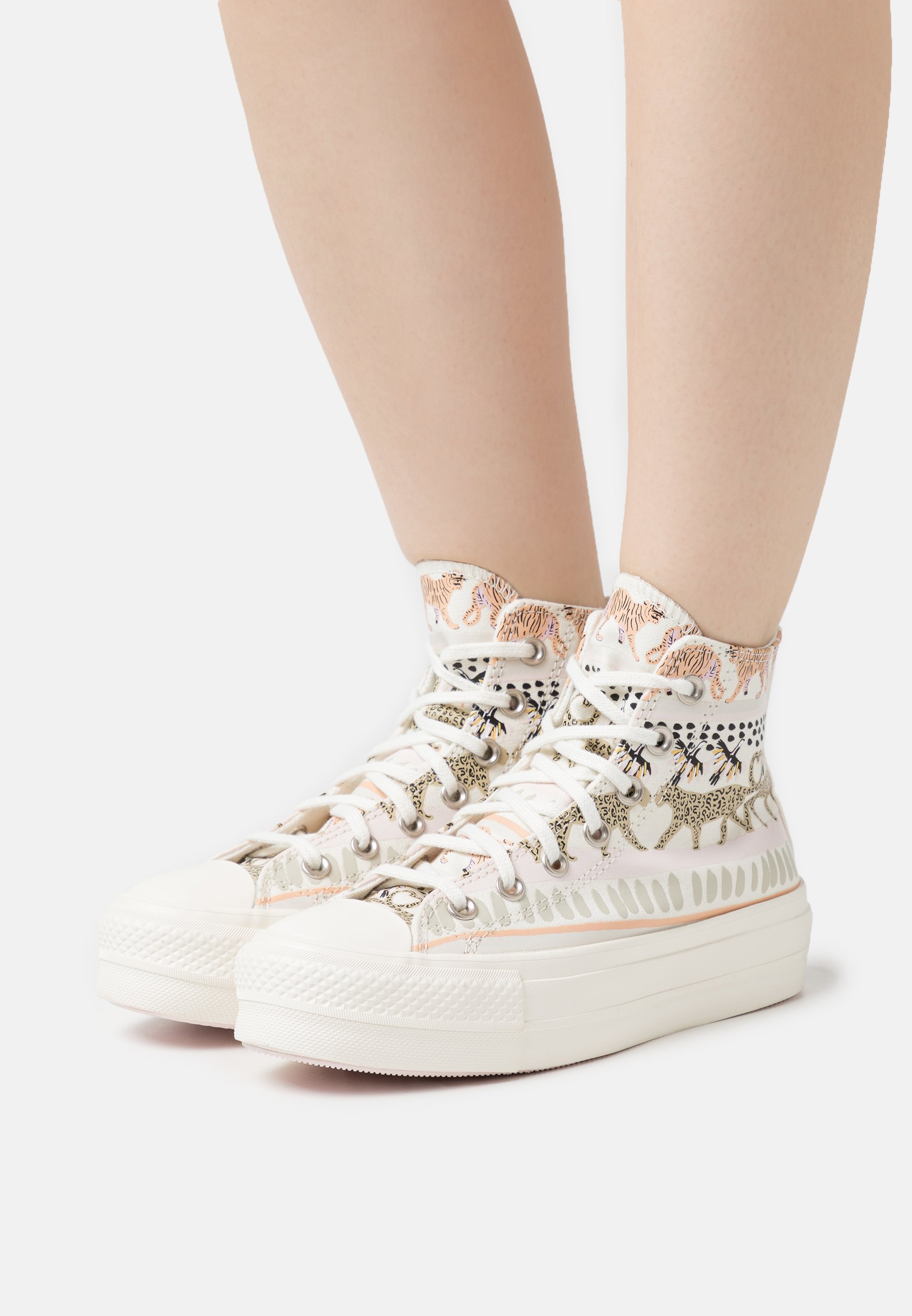 Converse CHUCK TAYLOR ALL STAR LIFT - High-top trainers - off white/beige