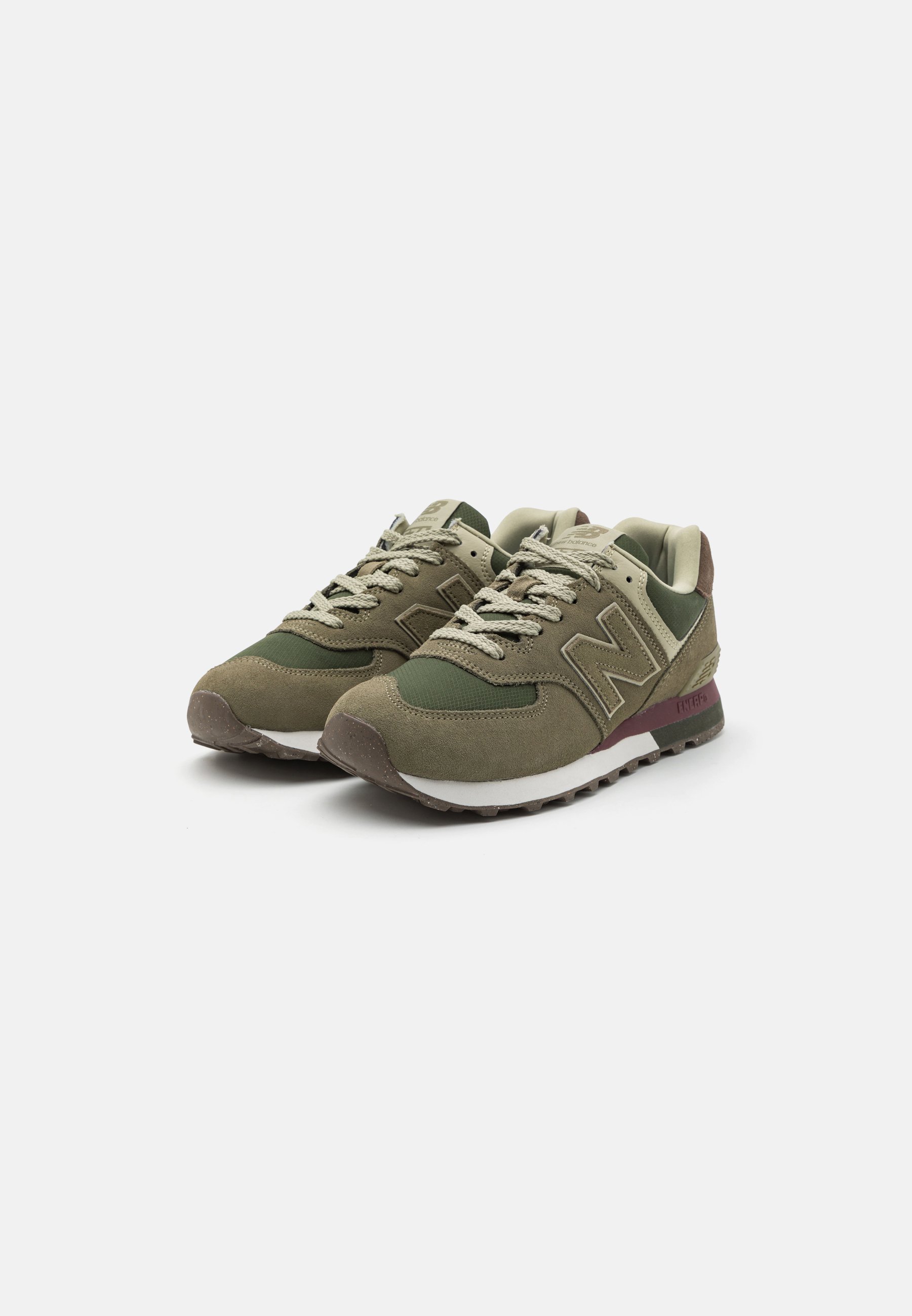 NB 574 UNISEX - Trainers - green olive/mottled olive