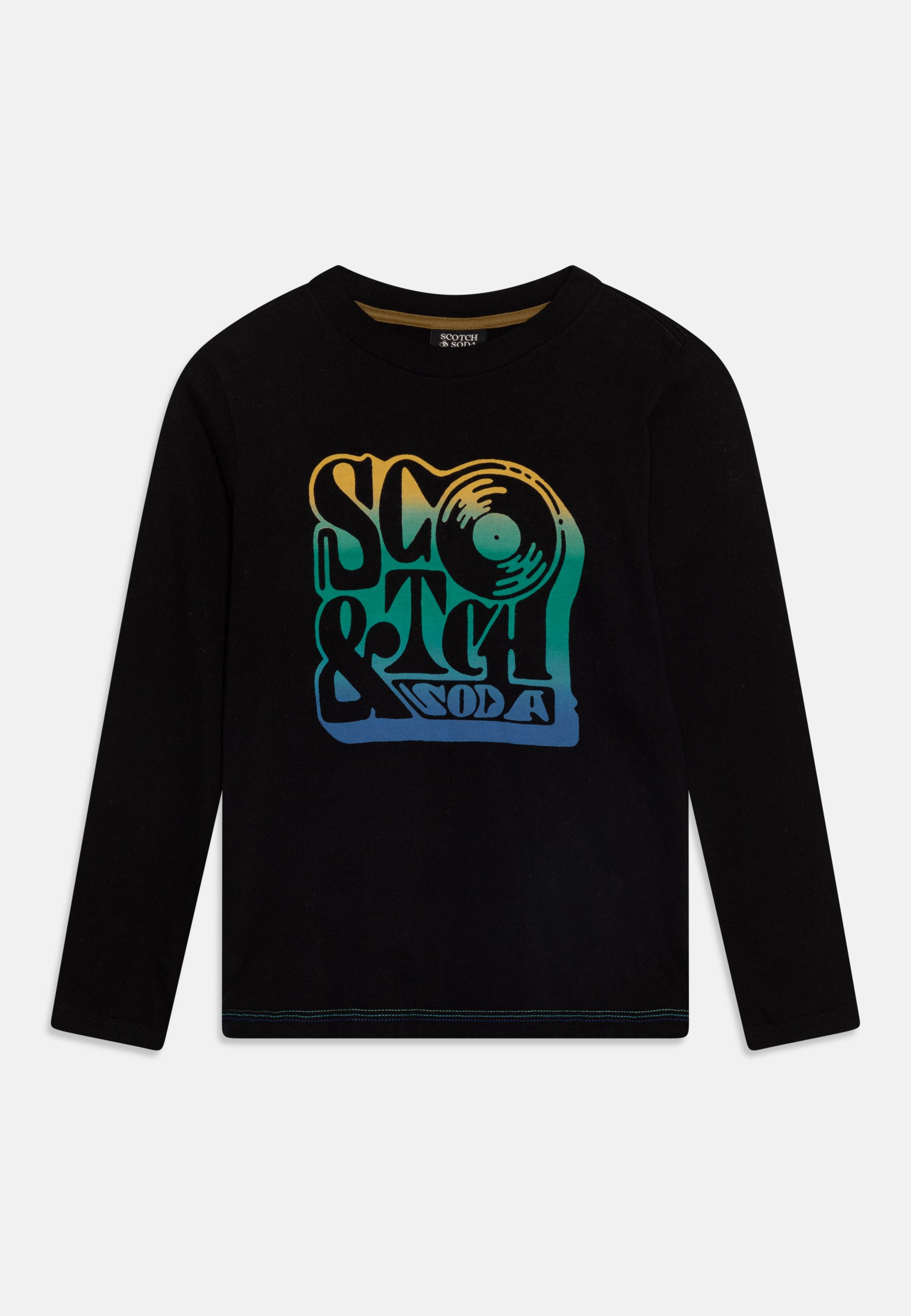 Scotch & Soda CONVERSION LONG SLEEVED ARTWORK - Long sleeved top - anthracite