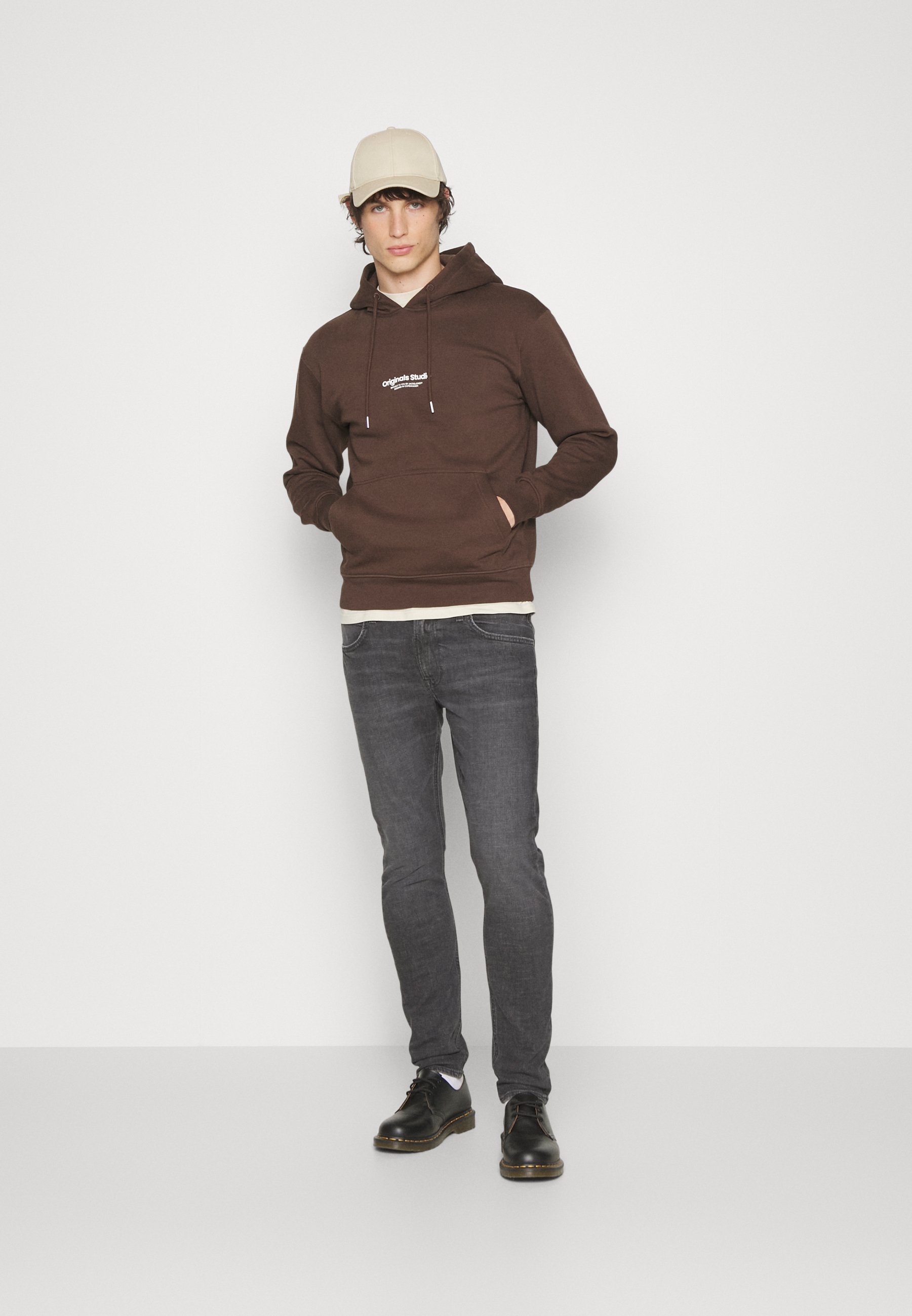 Jack &Jones JORVESTERBRO NOOS - Hoodie - chocolate brown/brown