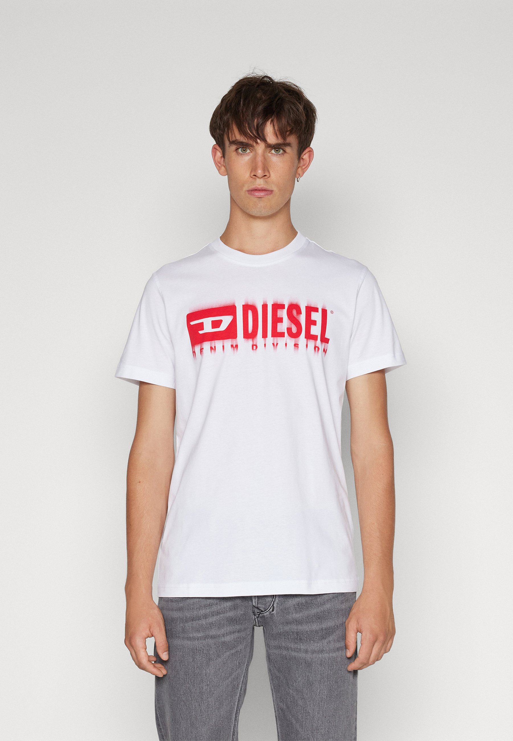 Diesel DIEGOR UNISEX - Print T-shirt - white