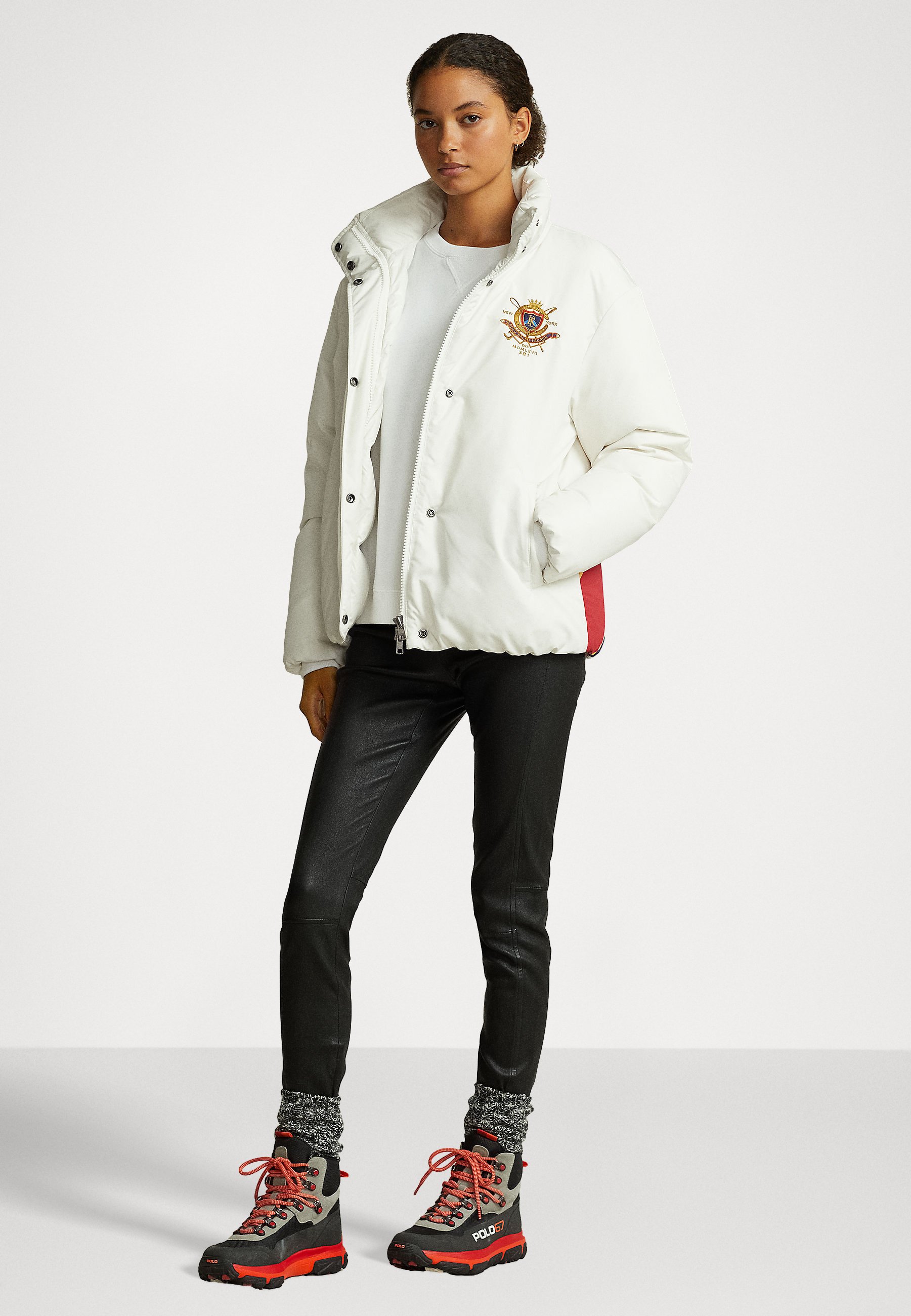 Polo Ralph Lauren INSULATED COAT - Down jacket - paper white/white