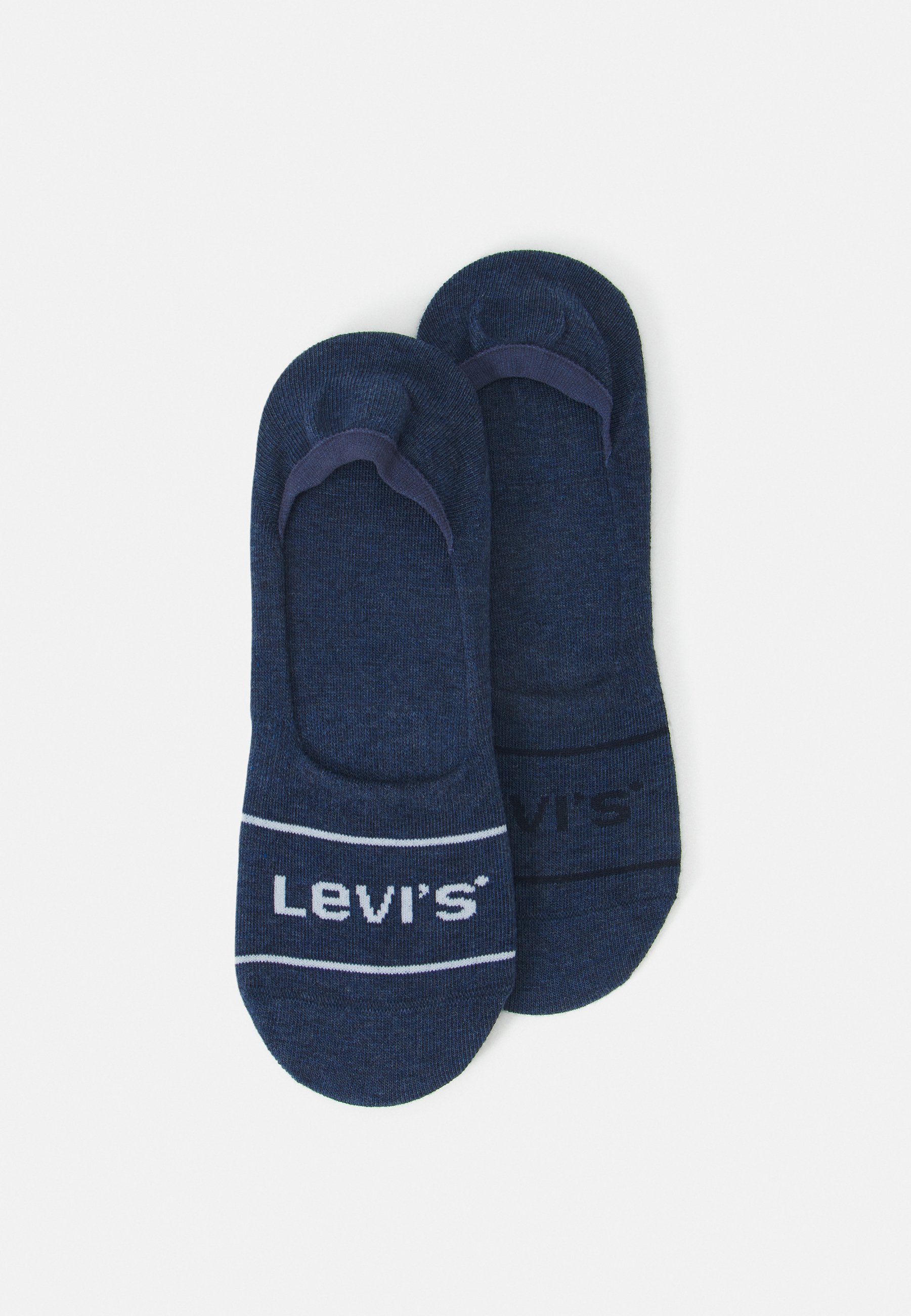 Levi's® LOW RISE SPORT 2 PACK - Trainer socks - denim/dark blue