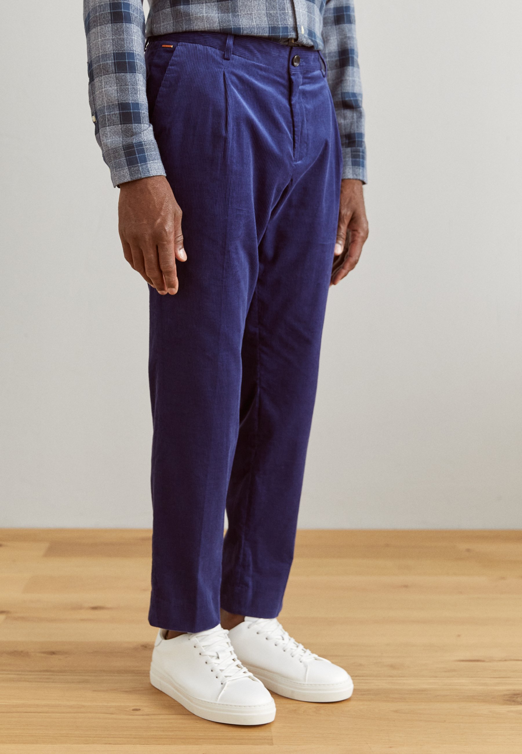 Scotch & Soda BLAKE PLEATED - Chinos - denim blue/blue denim