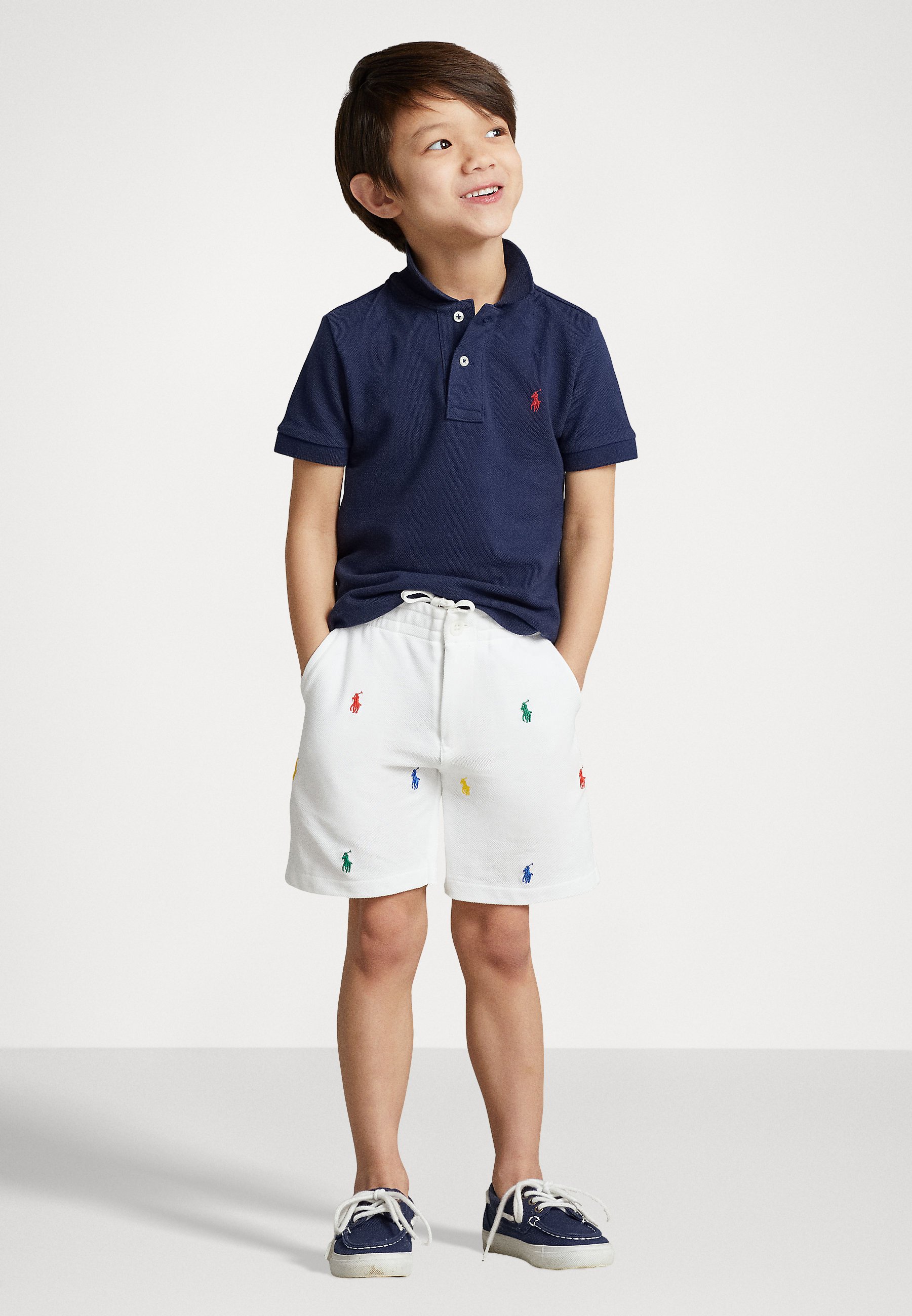 Polo Ralph Lauren PREPSTER ATHLETIC - Shorts - white