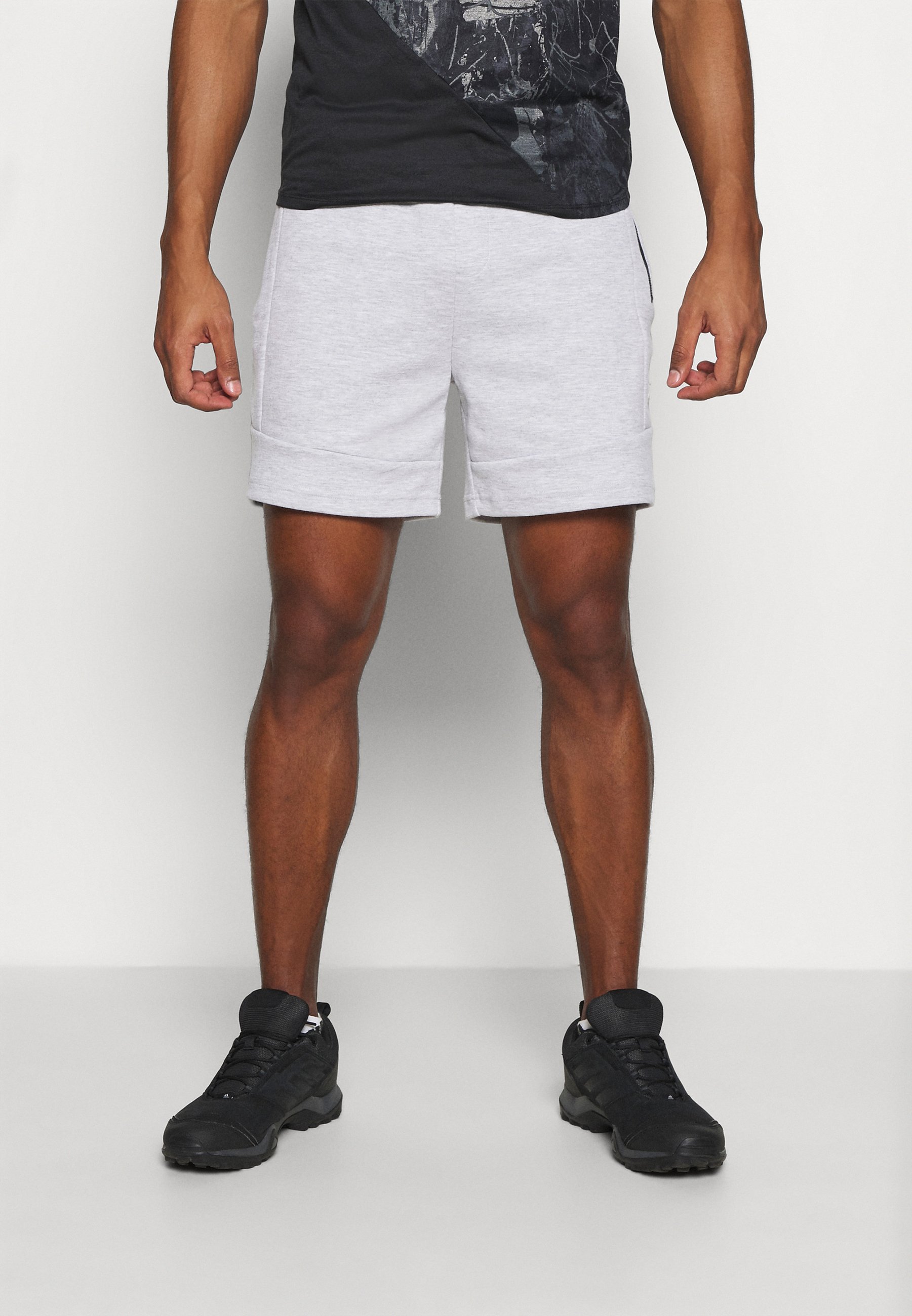 Jack &Jones JJIAIR - Sports shorts - light grey melange/light grey