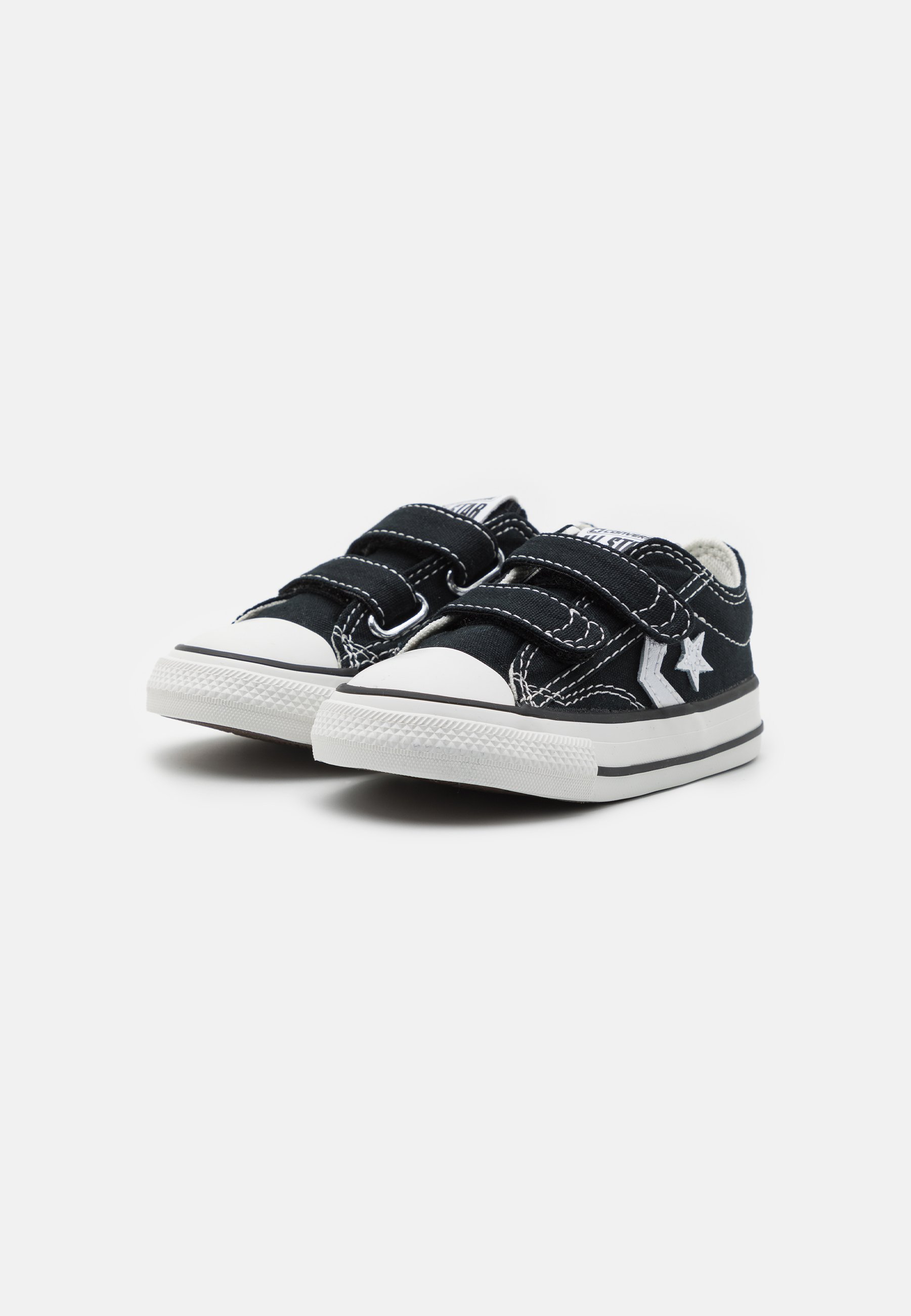 Converse STAR PLAYER 76 EASY ON FOUNDATIONAL TODDLER UNISEX - Trainers - black/vintage white/egret/black