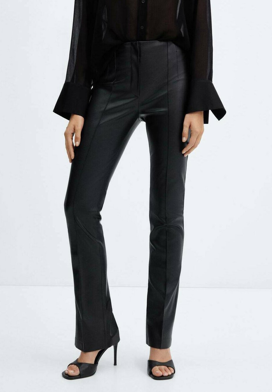 Mango JAZZY - Trousers - zwart/black