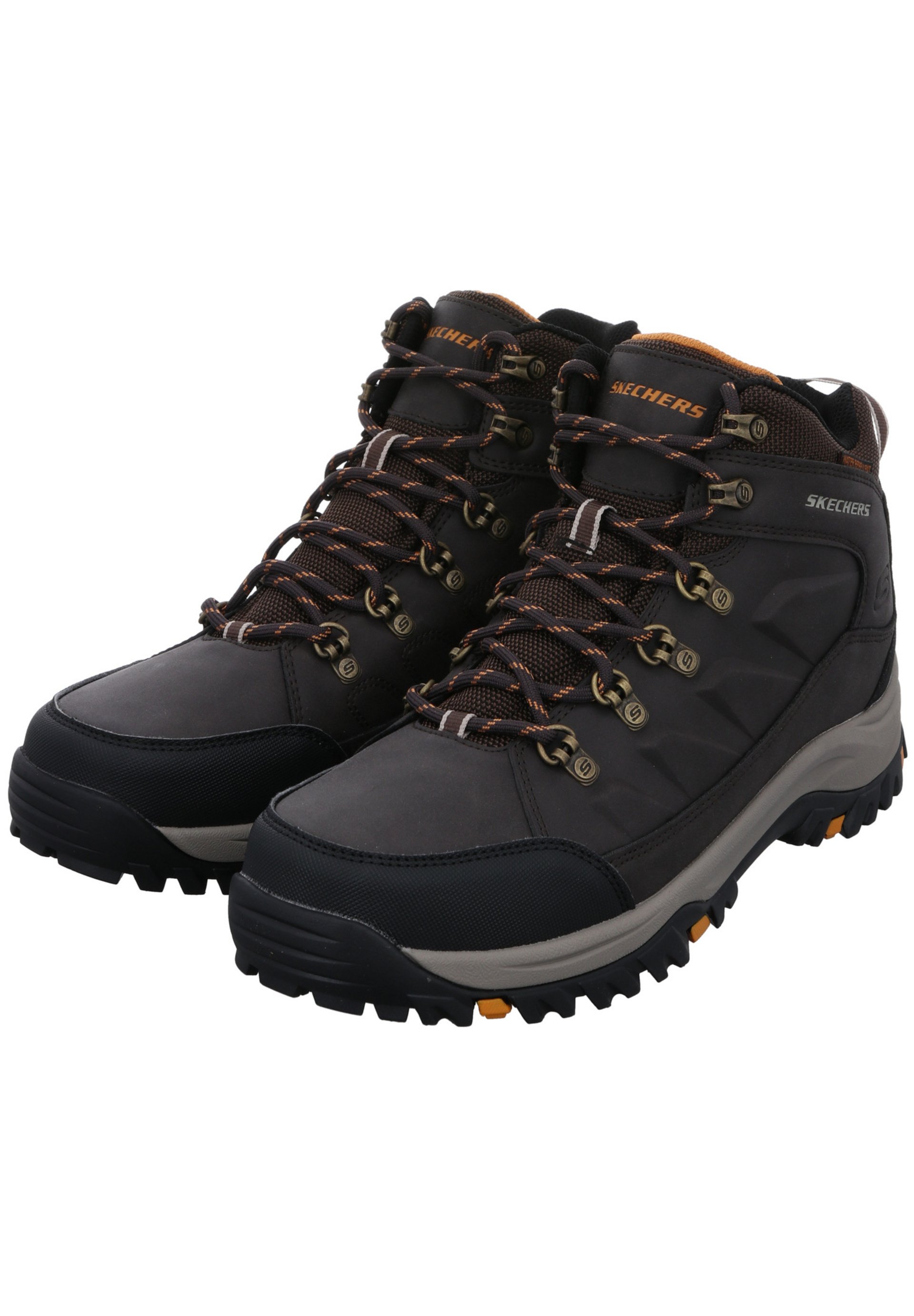 Skechers RELMENT-DAGGETT OUTDOOR - Lace-up ankle boots - braun dunkel/dark brown