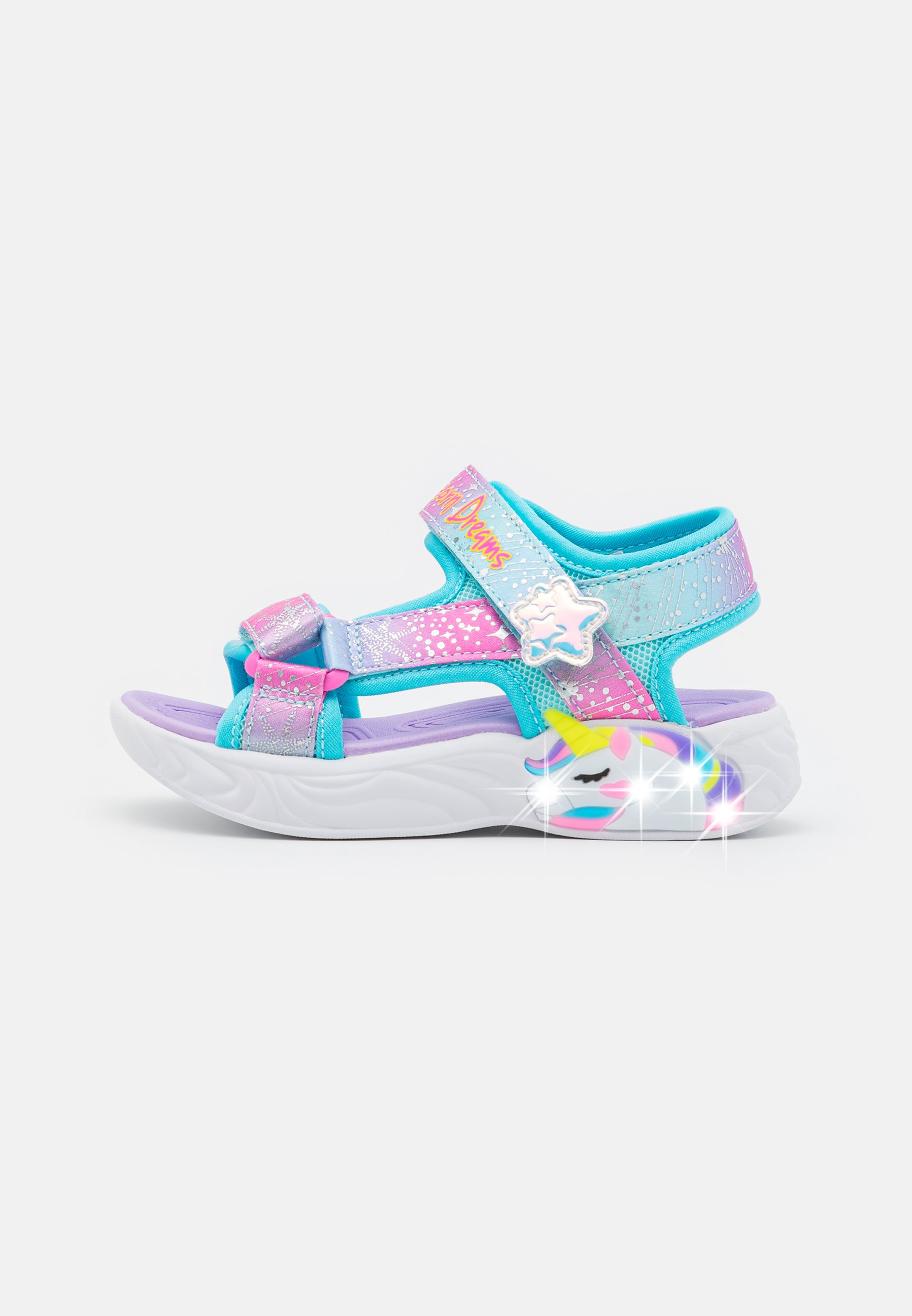 Skechers UNICORN DREAMS  - Sandals - purple/multi-coloured/purple