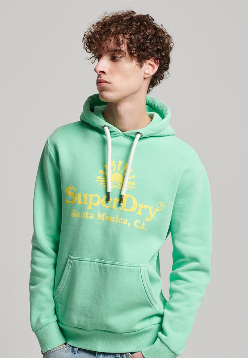 Superdry VINTAGE VENUE  - Hoodie - spring bud green/green