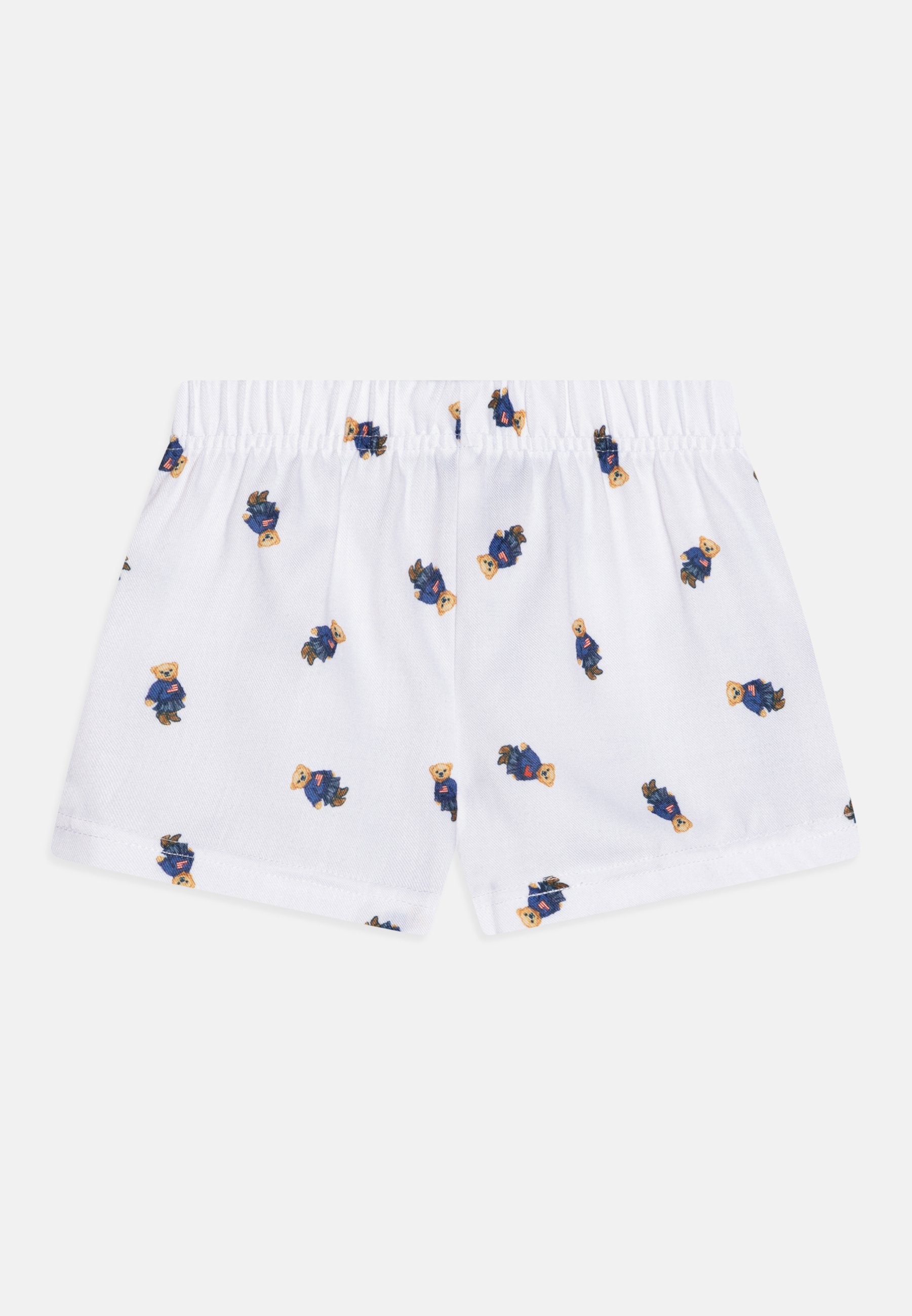 Polo Ralph Lauren BEAR SHORT  - Pyjama set - white/newport navy/white