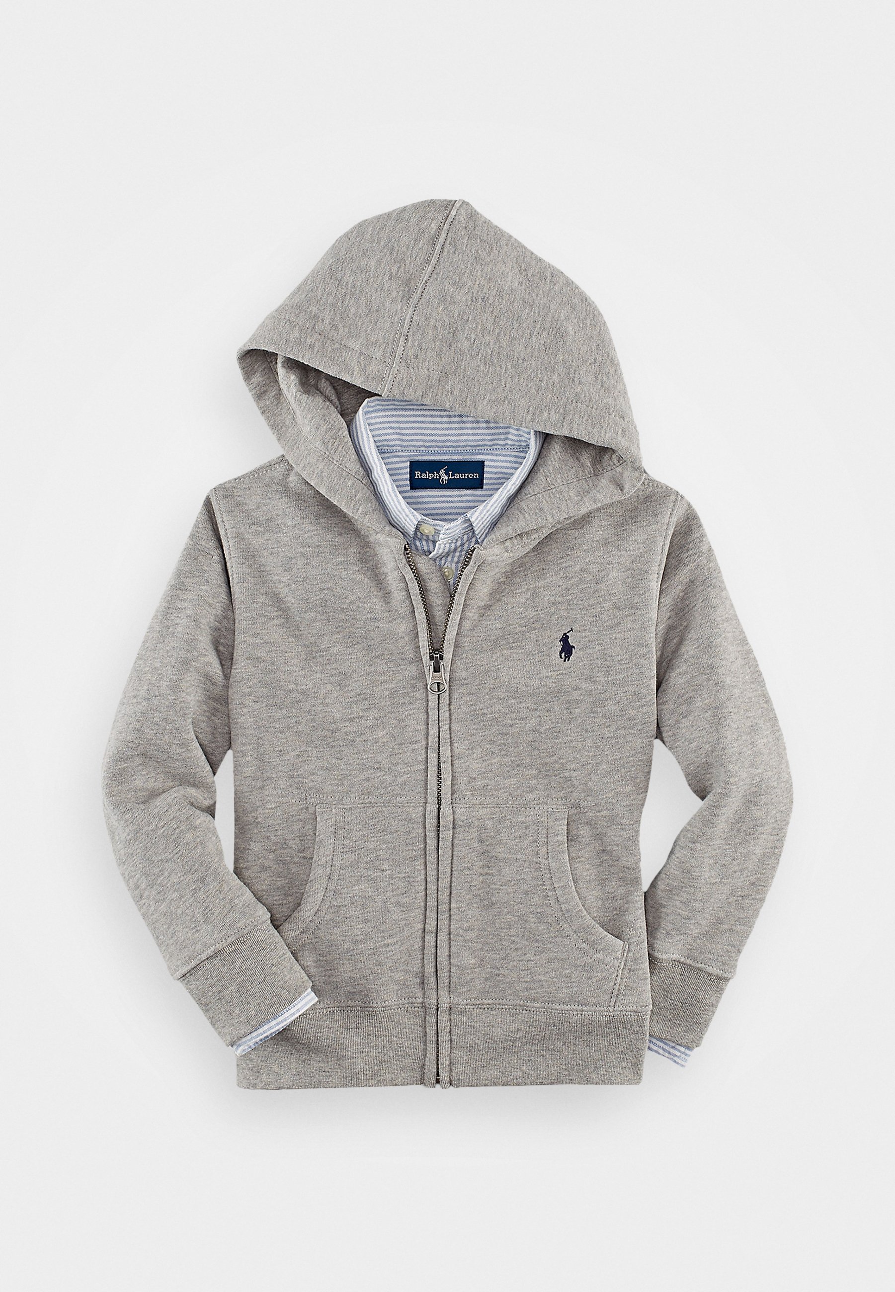 Polo Ralph Lauren HOOD - Zip-up sweatshirt - dark sport heather/grey