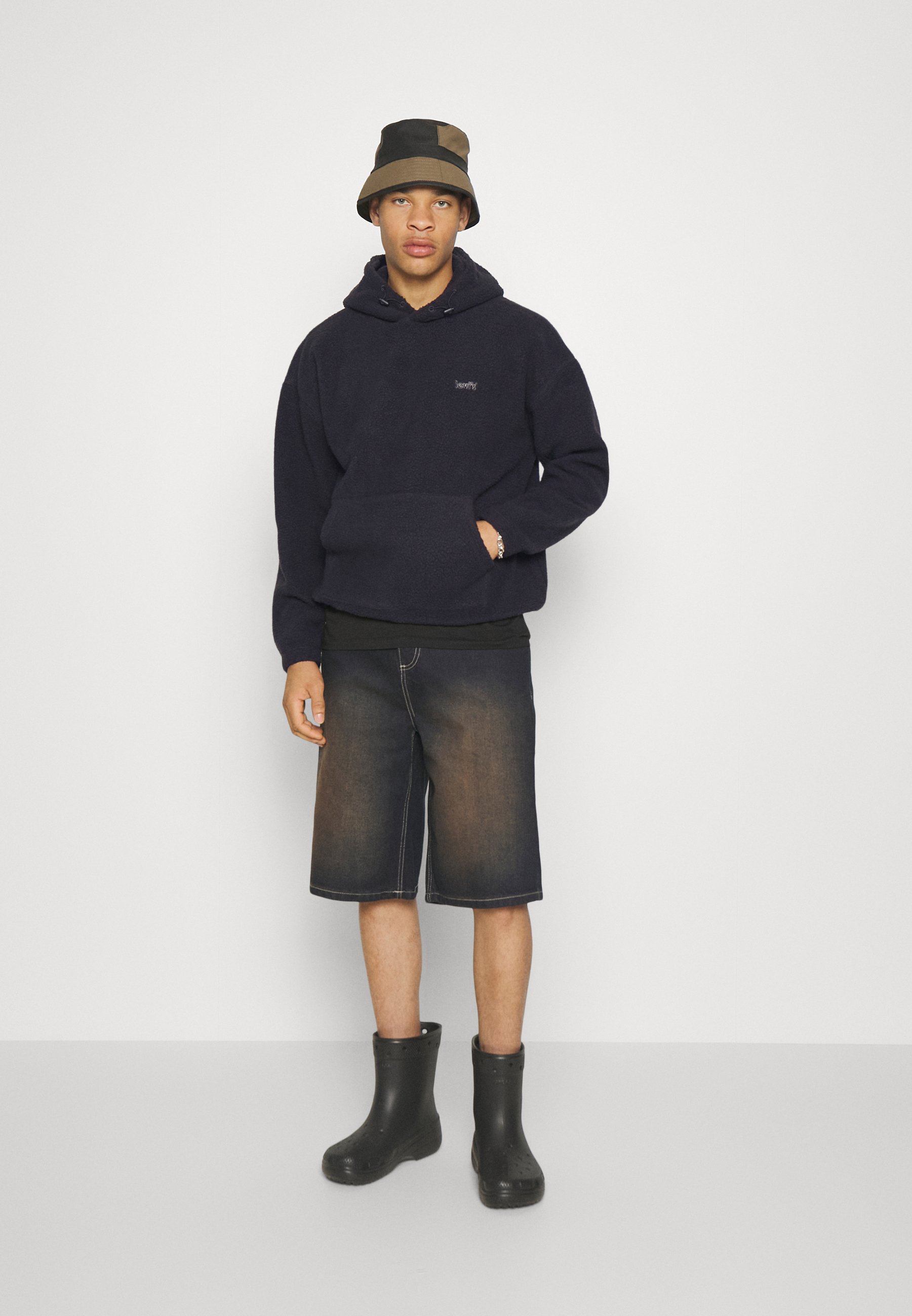 Levi's® COZY UP HOODIE - Hoodie - mineral black/black