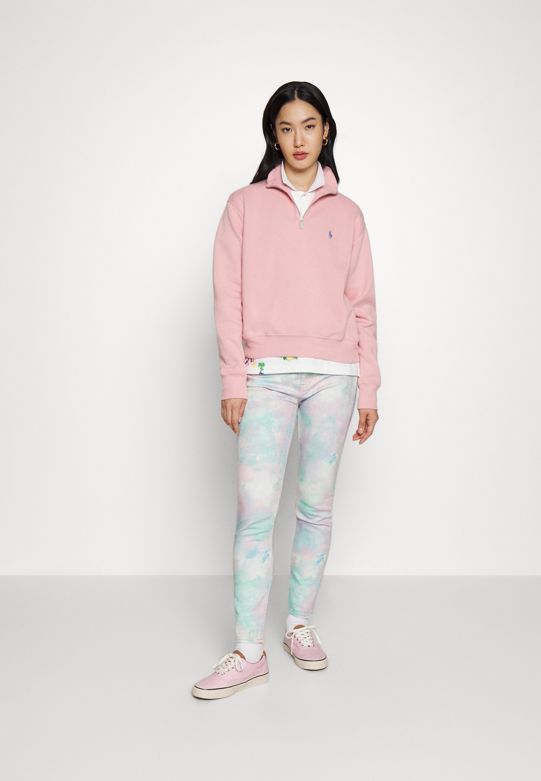 Polo Ralph Lauren HIGH RISE ANKLE SKINNY FIT - Jeans Skinny Fit - delphina wash/blue