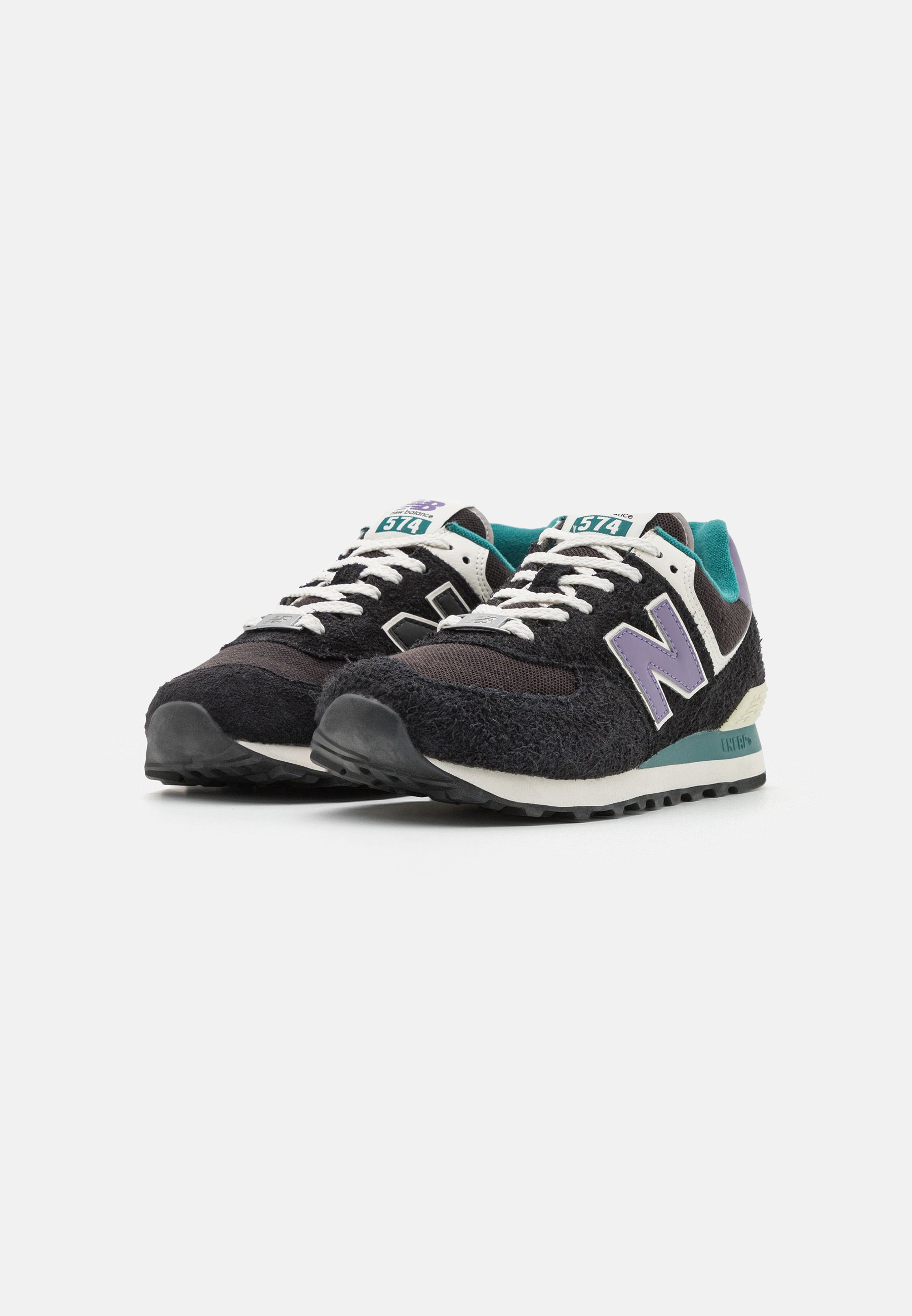 NB 574 UNISEX - Trainers - black/lilac/black