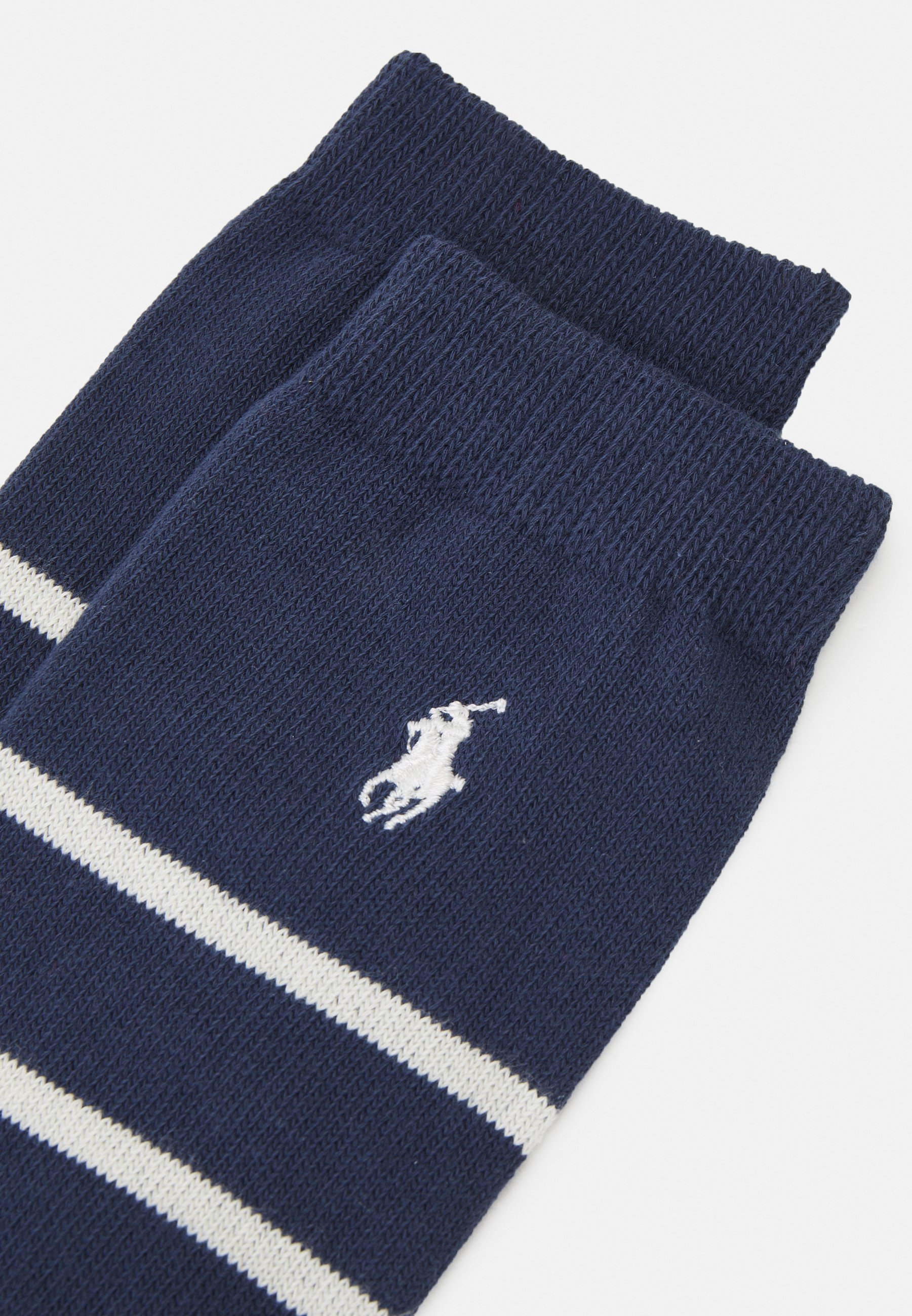 Polo Ralph Lauren JAMES STRIPE CREW SOCK SINGLE - Socks - navy/dark blue