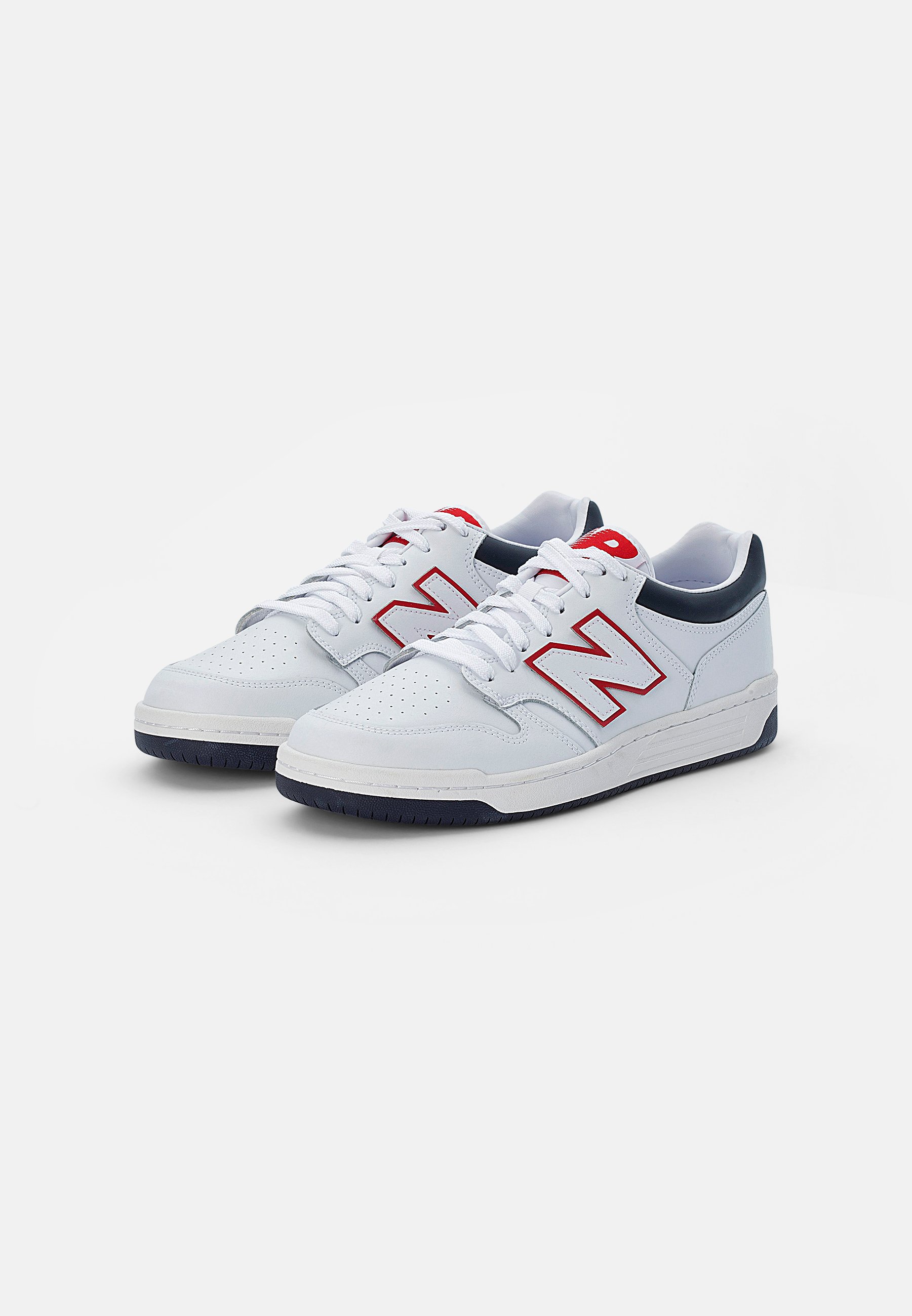 NB 480L UNISEX - Trainers - white/navy/white