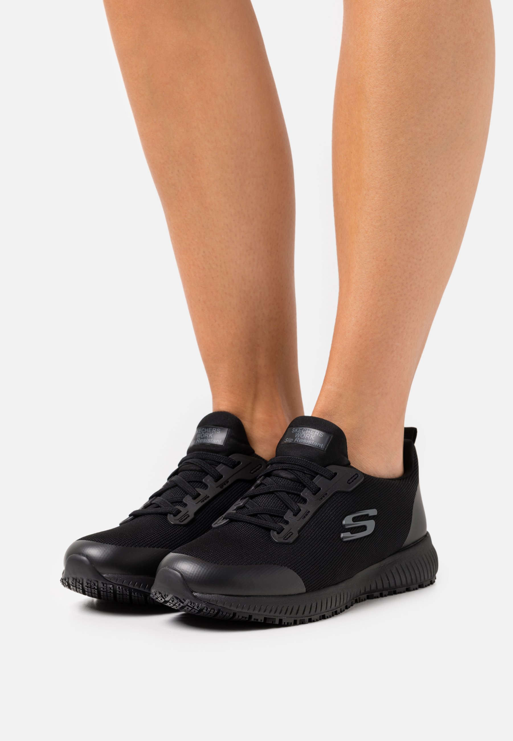 Skechers SQUAD  - Trainers - black/black