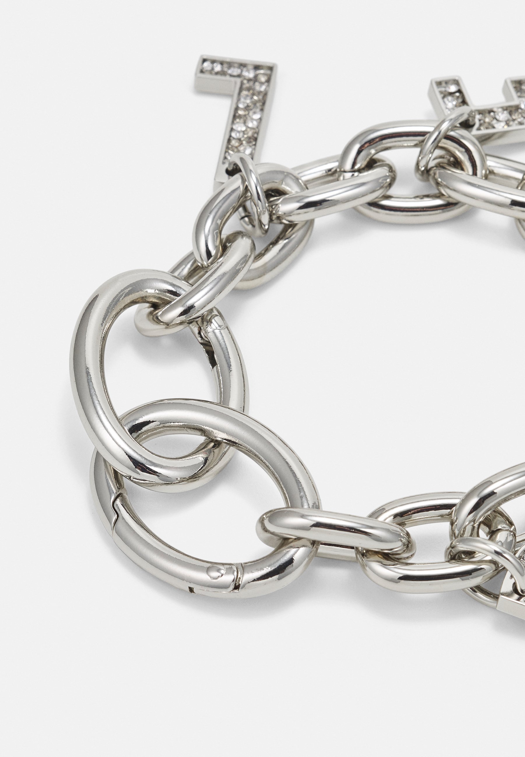 Diesel A-LETTERS CHARM - Bracelet - silver-coloured