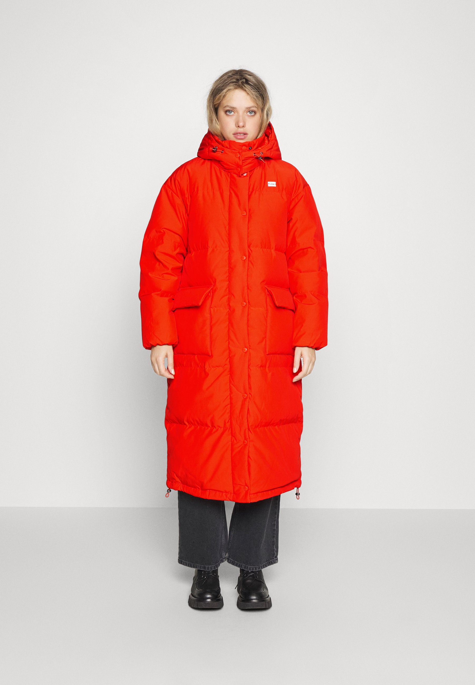 Levi's® SLEEPING BAG PUFFER - Down coat - burnt orange/red