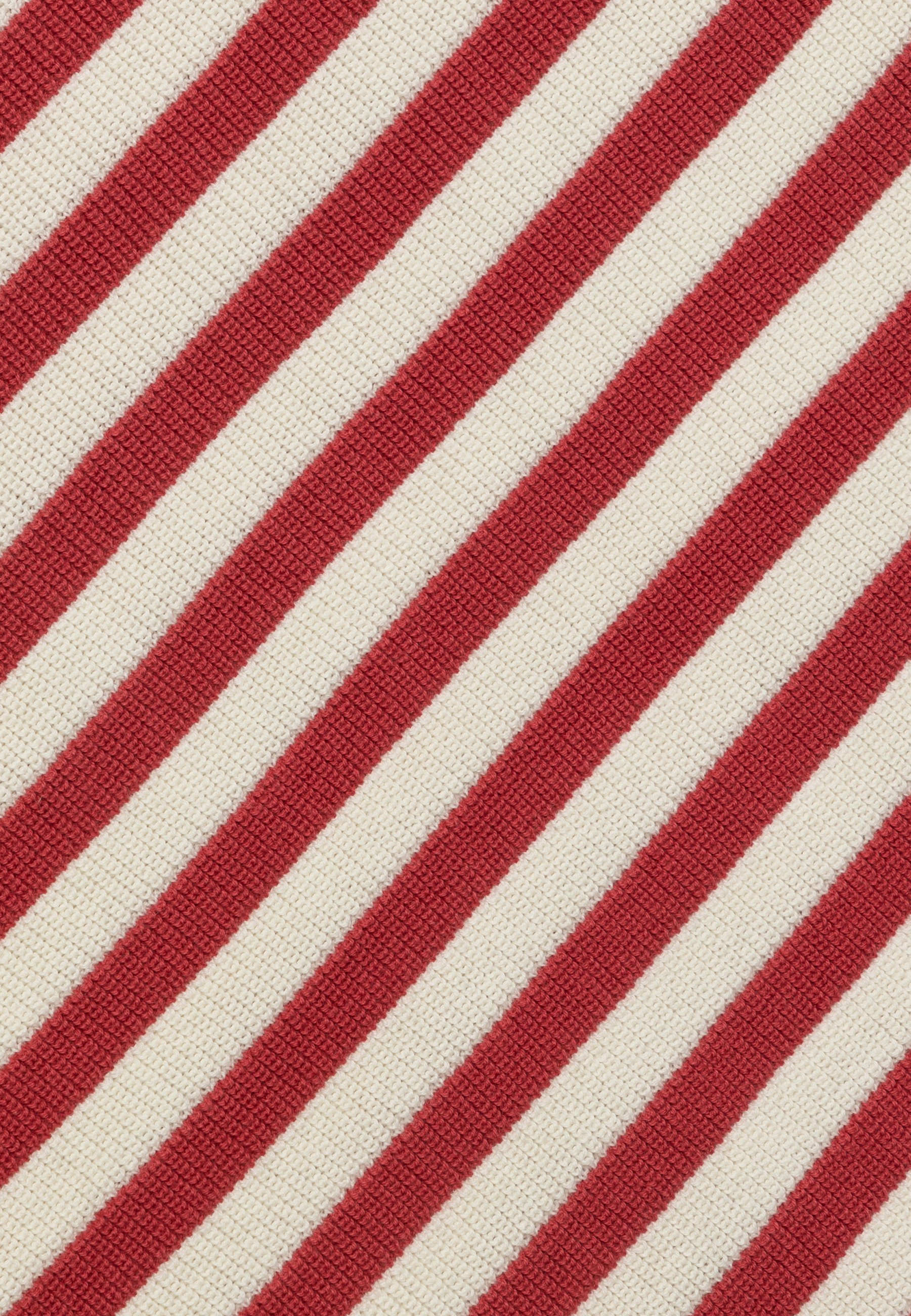 Polo Ralph Lauren STRIPE DAY DRESS - Jumper dress - clubhouse cream/chili pepper/off-white