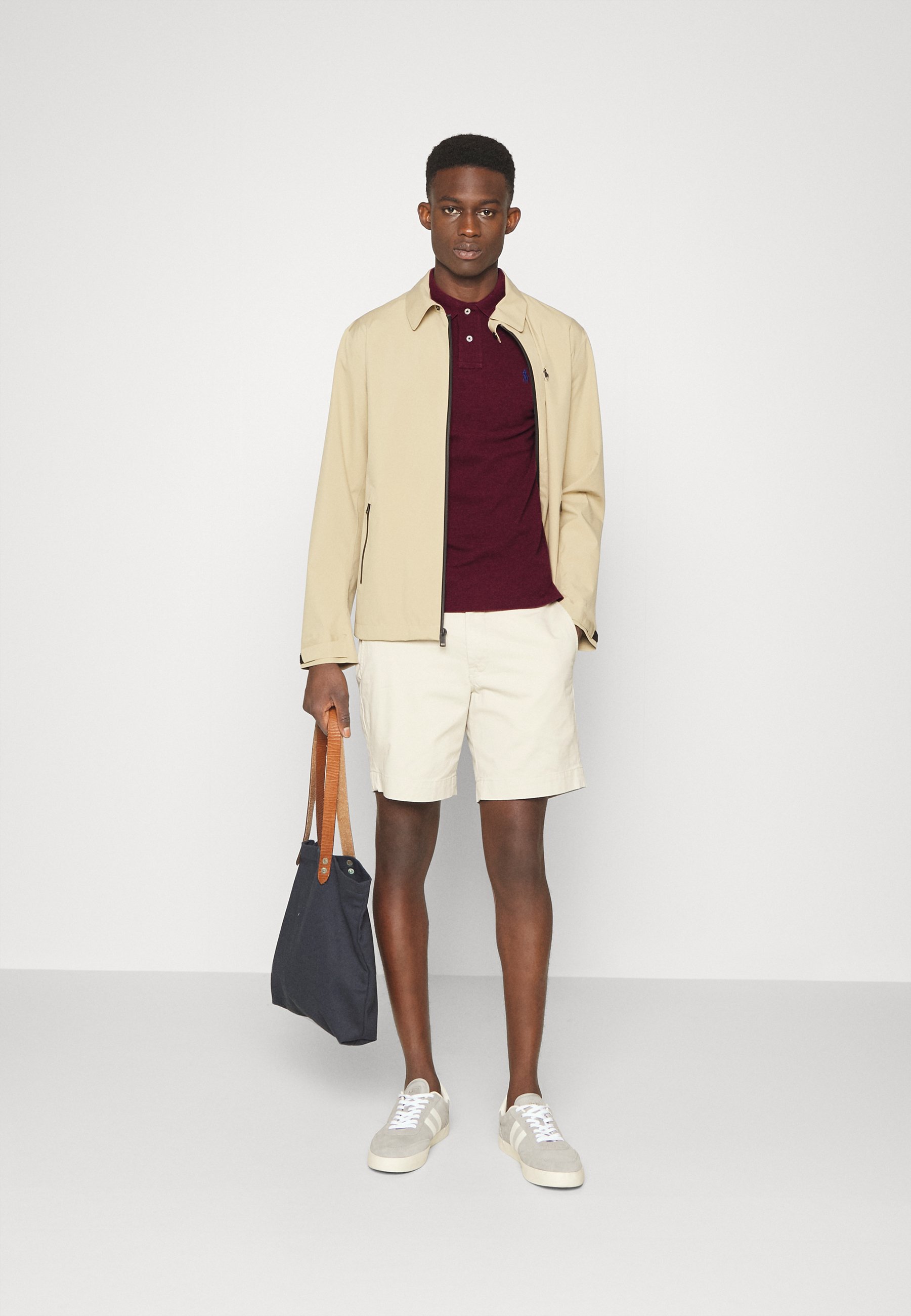 Polo Ralph Lauren SHORT SLEEVE - Polo shirt - spring wine heather/bordeaux