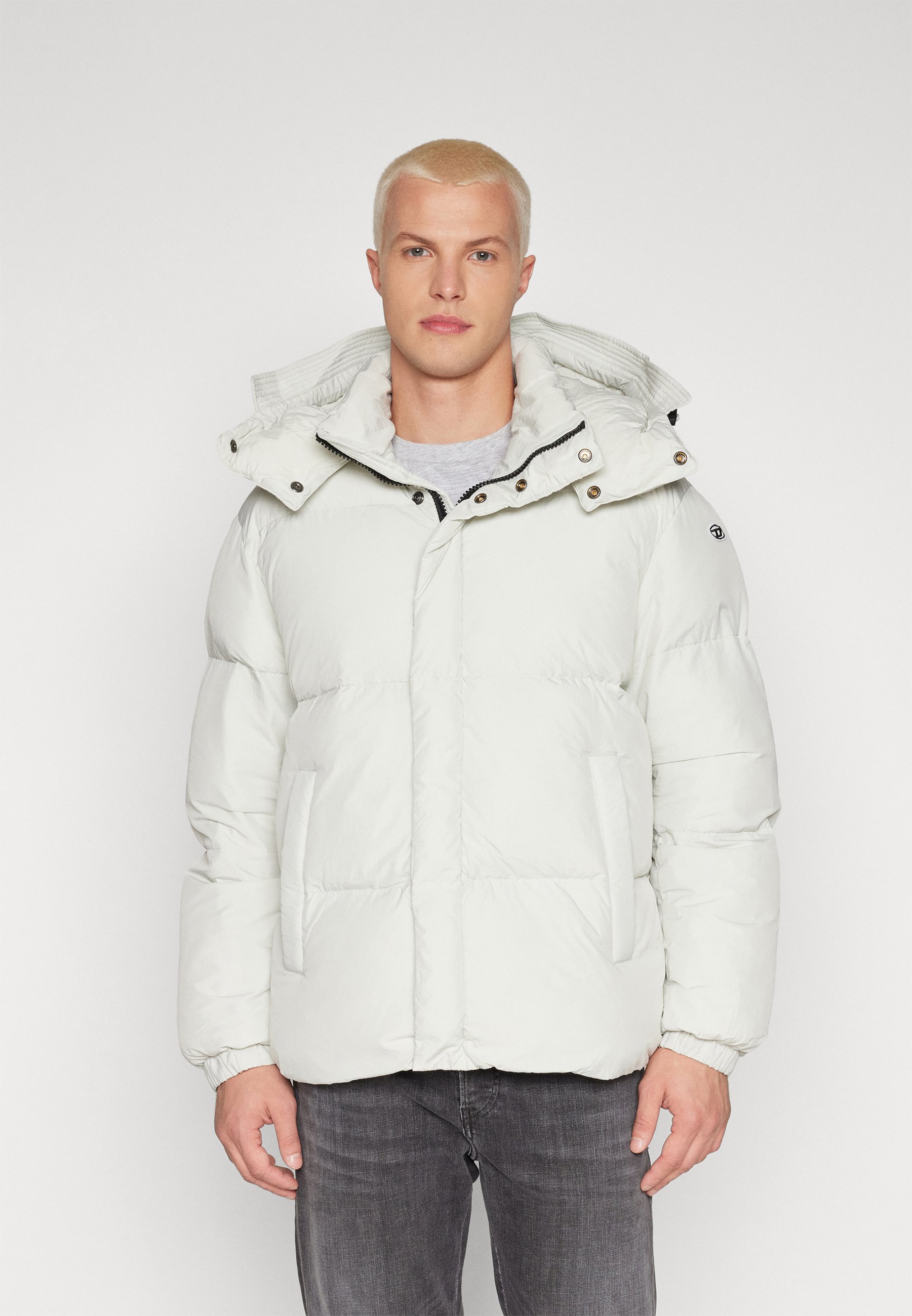 Diesel ROLFYS - Winter jacket - offwhite/off-white