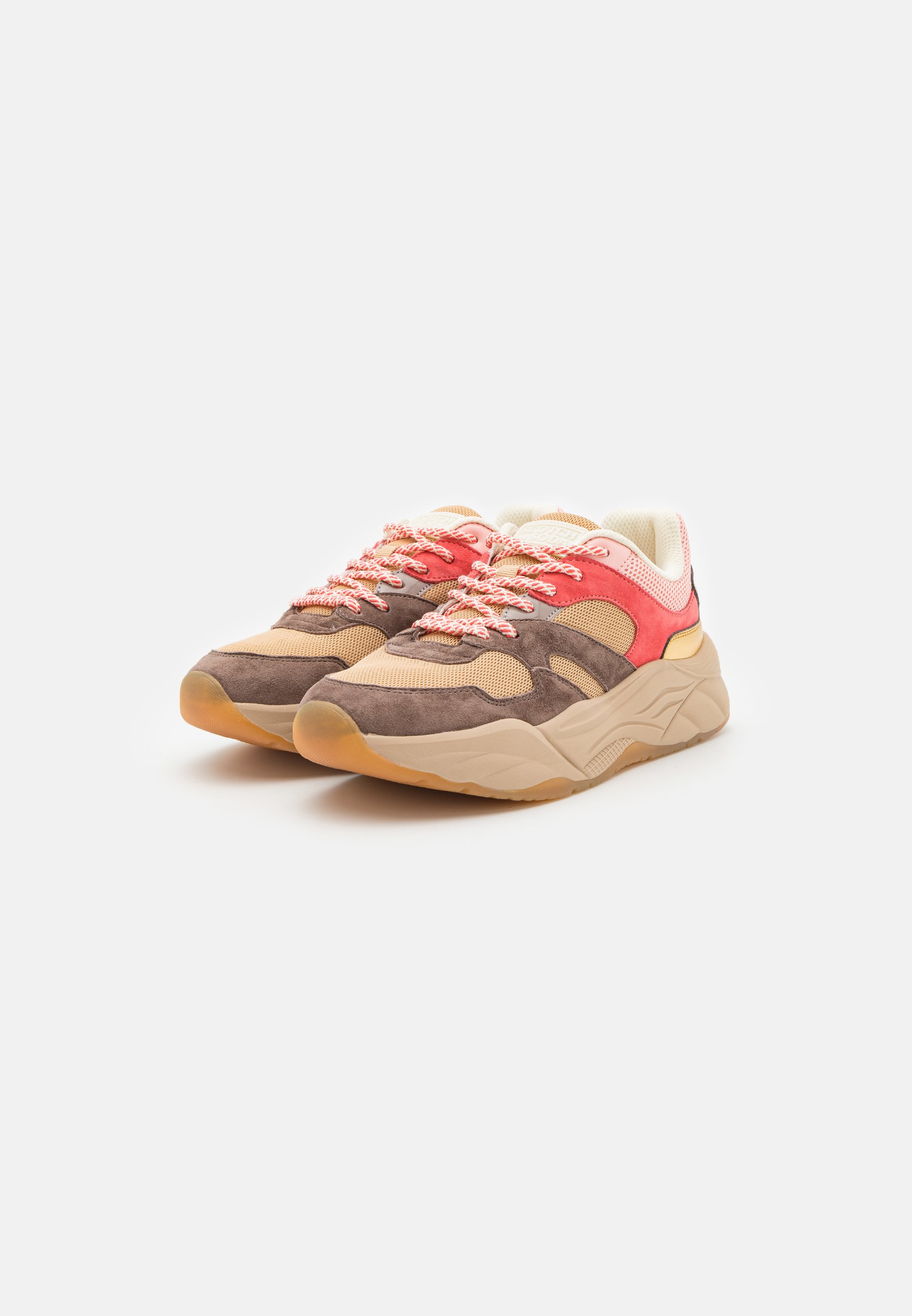 Scotch & Soda CELEST - Trainers - taupe/multi-coloured/brown
