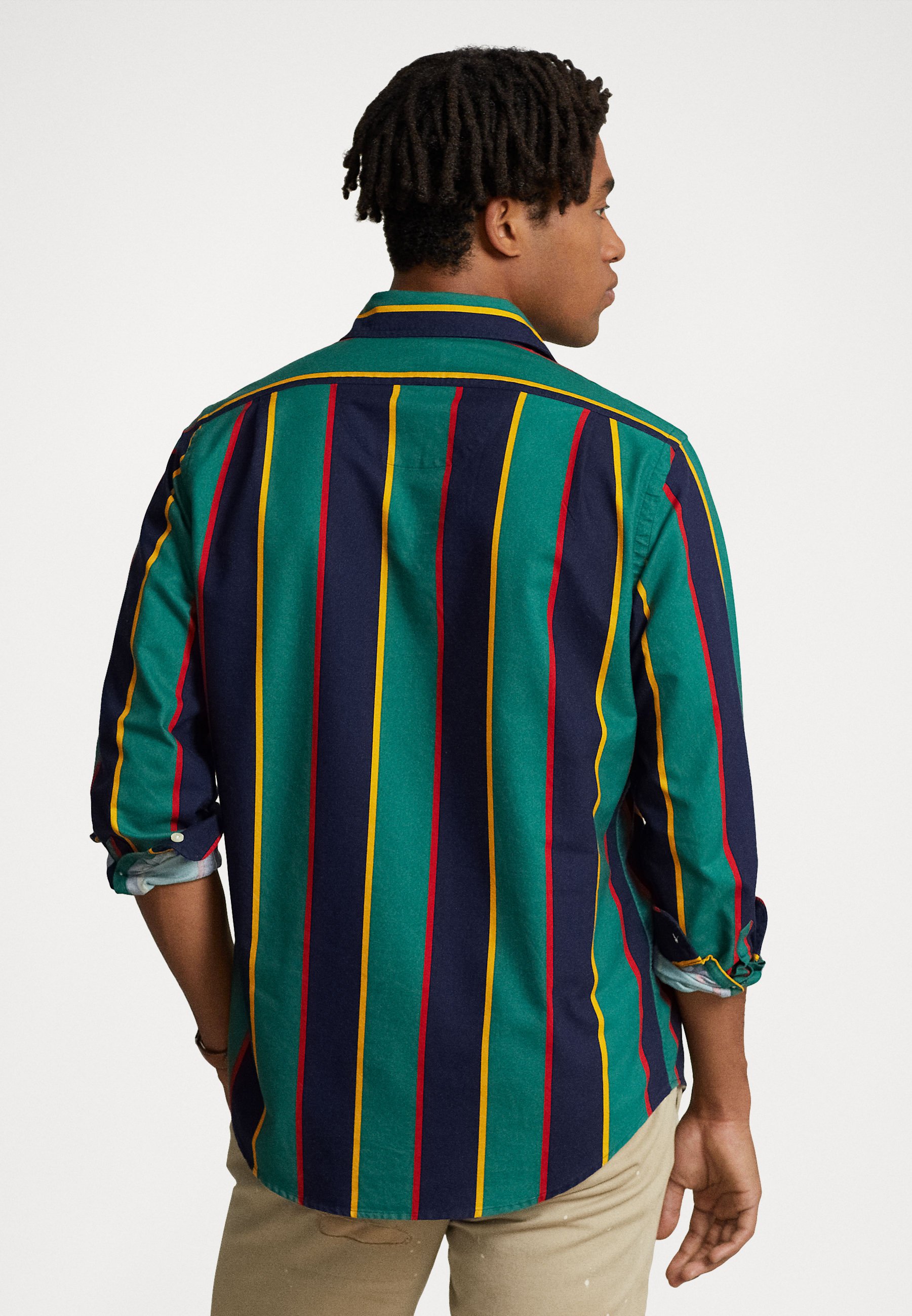 Polo Ralph Lauren LONG SLEEVE SPORT - Shirt - green/blue/green