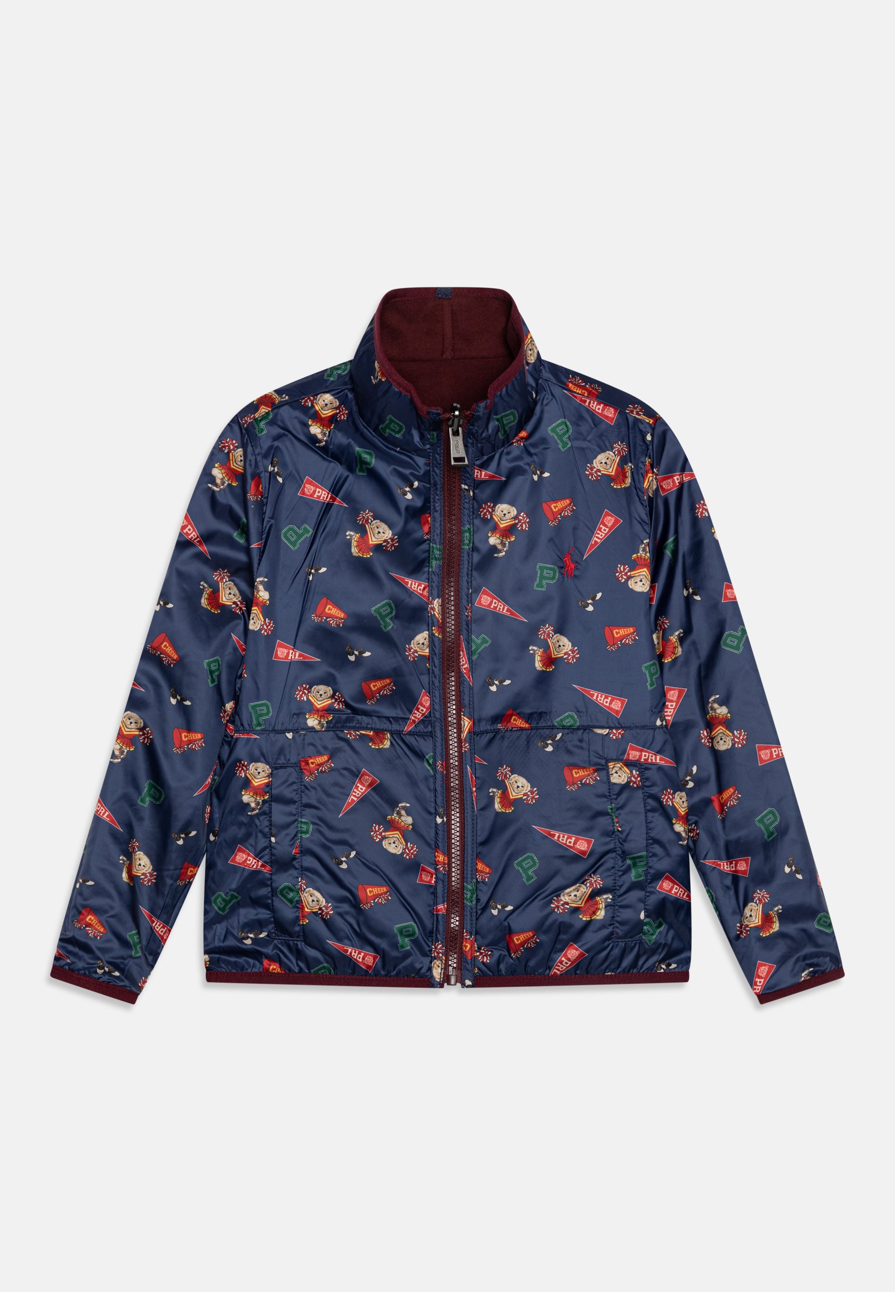 Polo Ralph Lauren Fleece jacket - harvard wine/multi-coloured