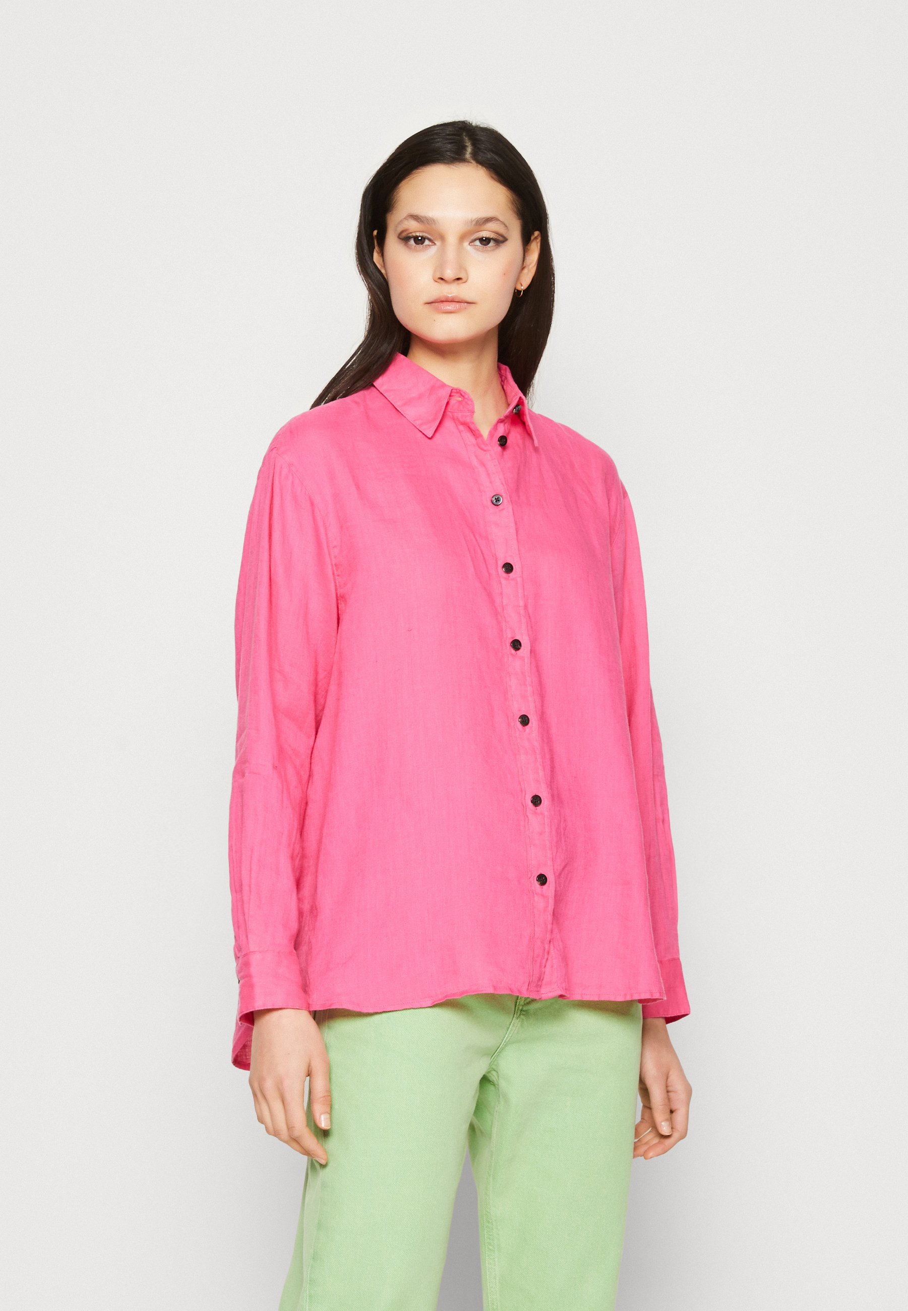 Scotch & Soda OVERSIZED SHIRT - Button-down blouse - pink punch/pink