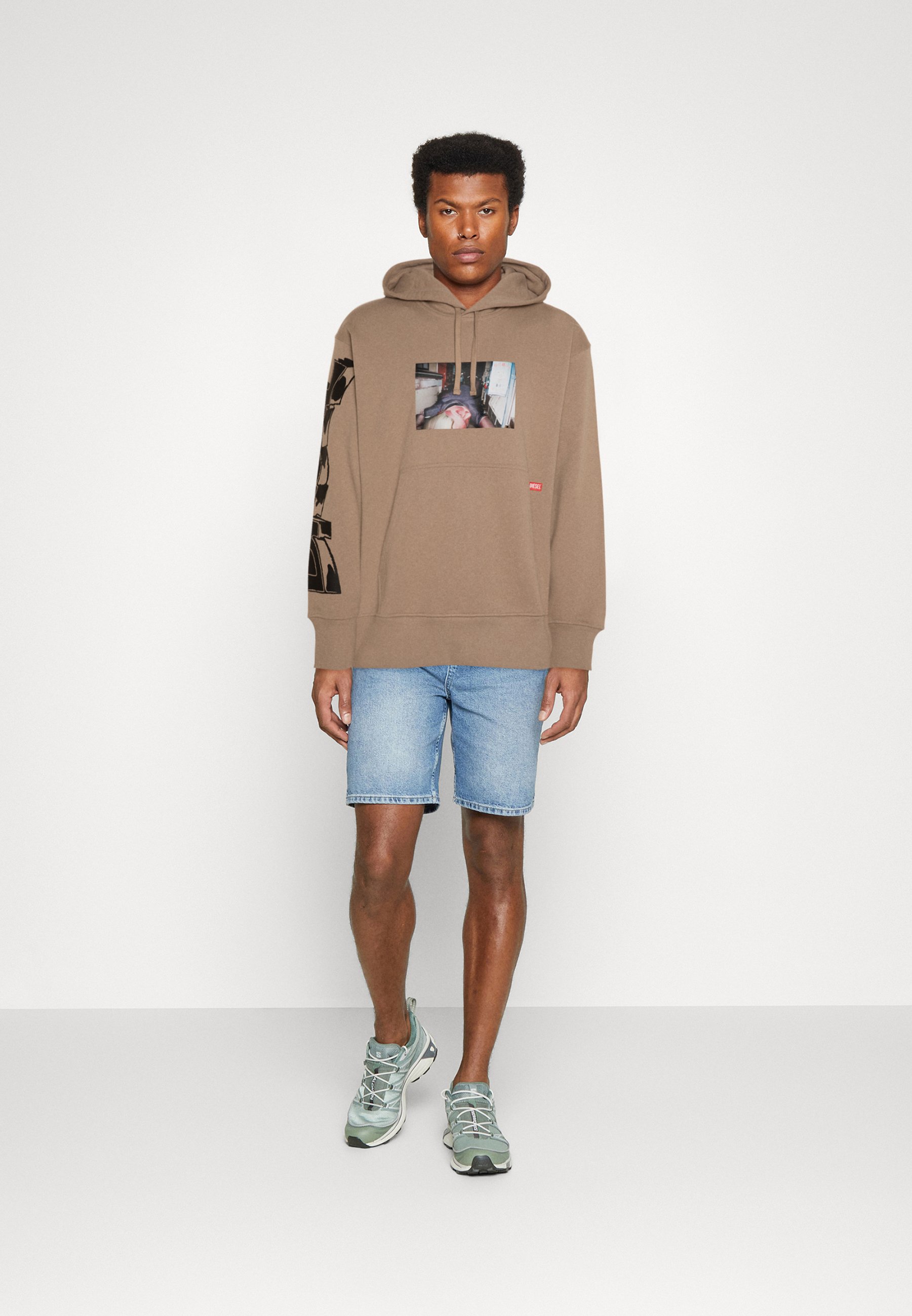 Diesel S-MACS-HOOD-L3 - Hoodie - beige