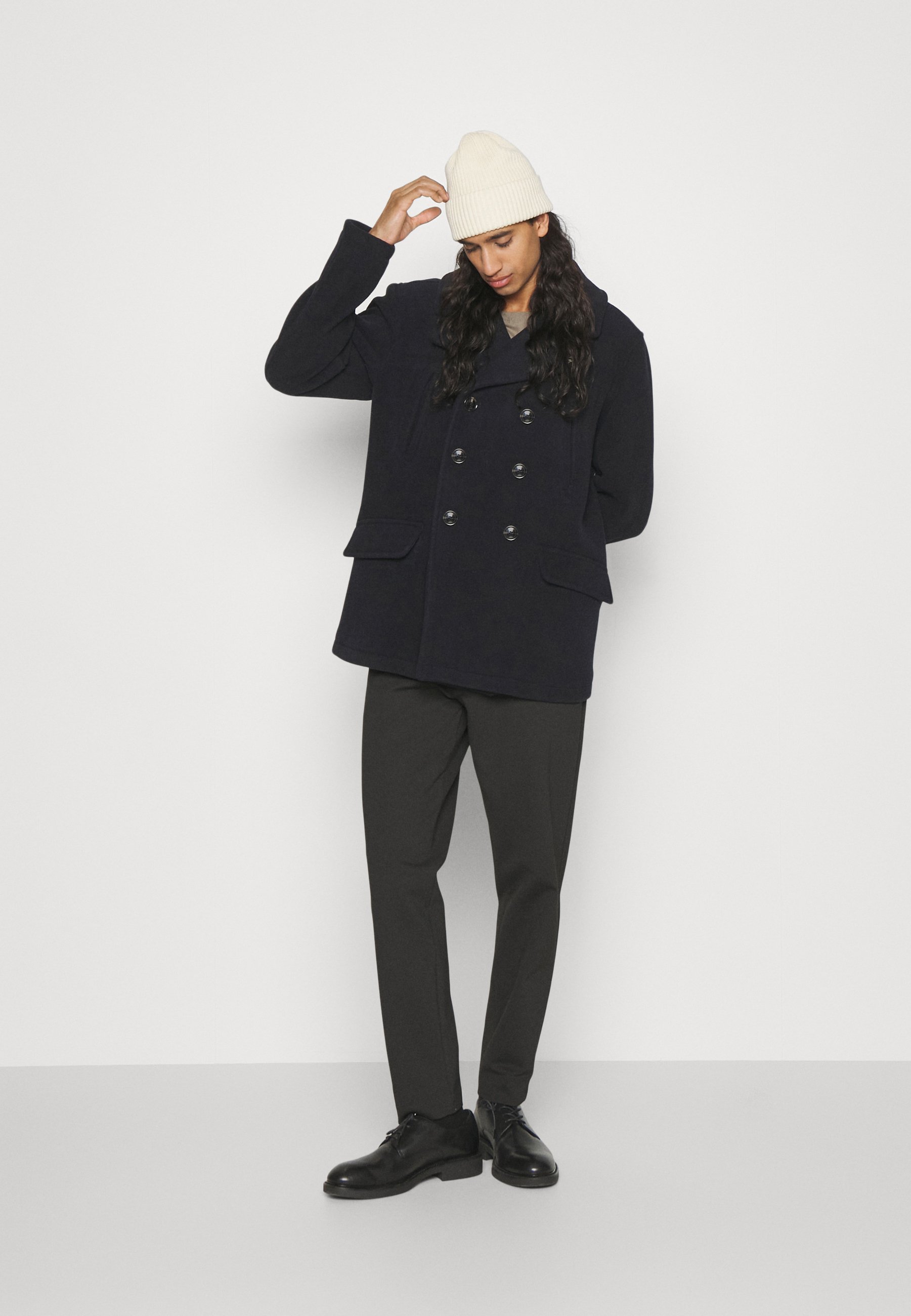 Scotch & Soda PEACOAT - Short coat - night/dark blue